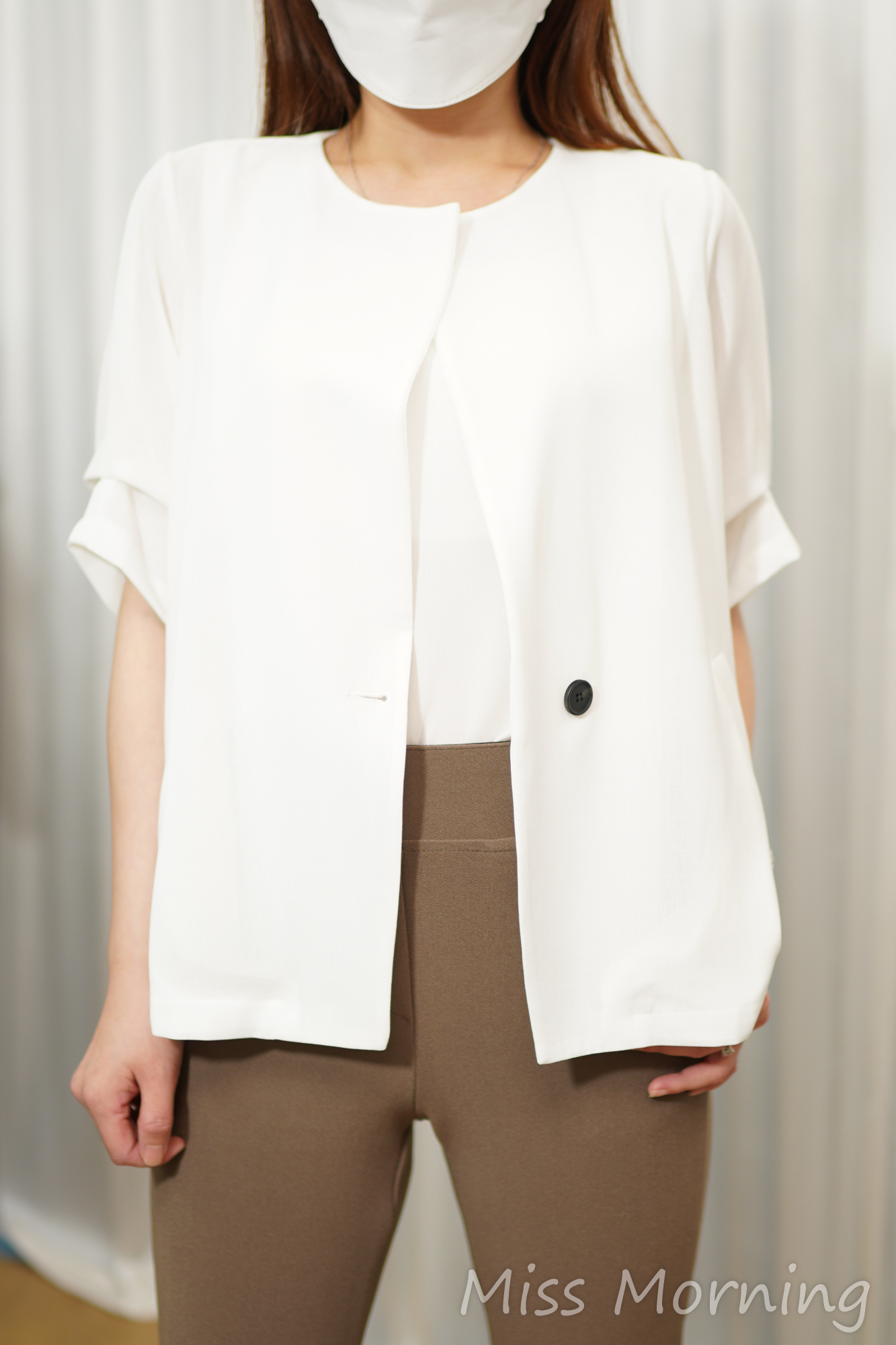 顯瘦免燙好襯外套(15154)