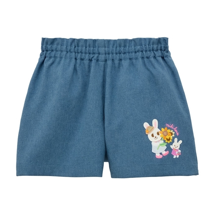 舞颯兔夏日向日葵短褲-藍色