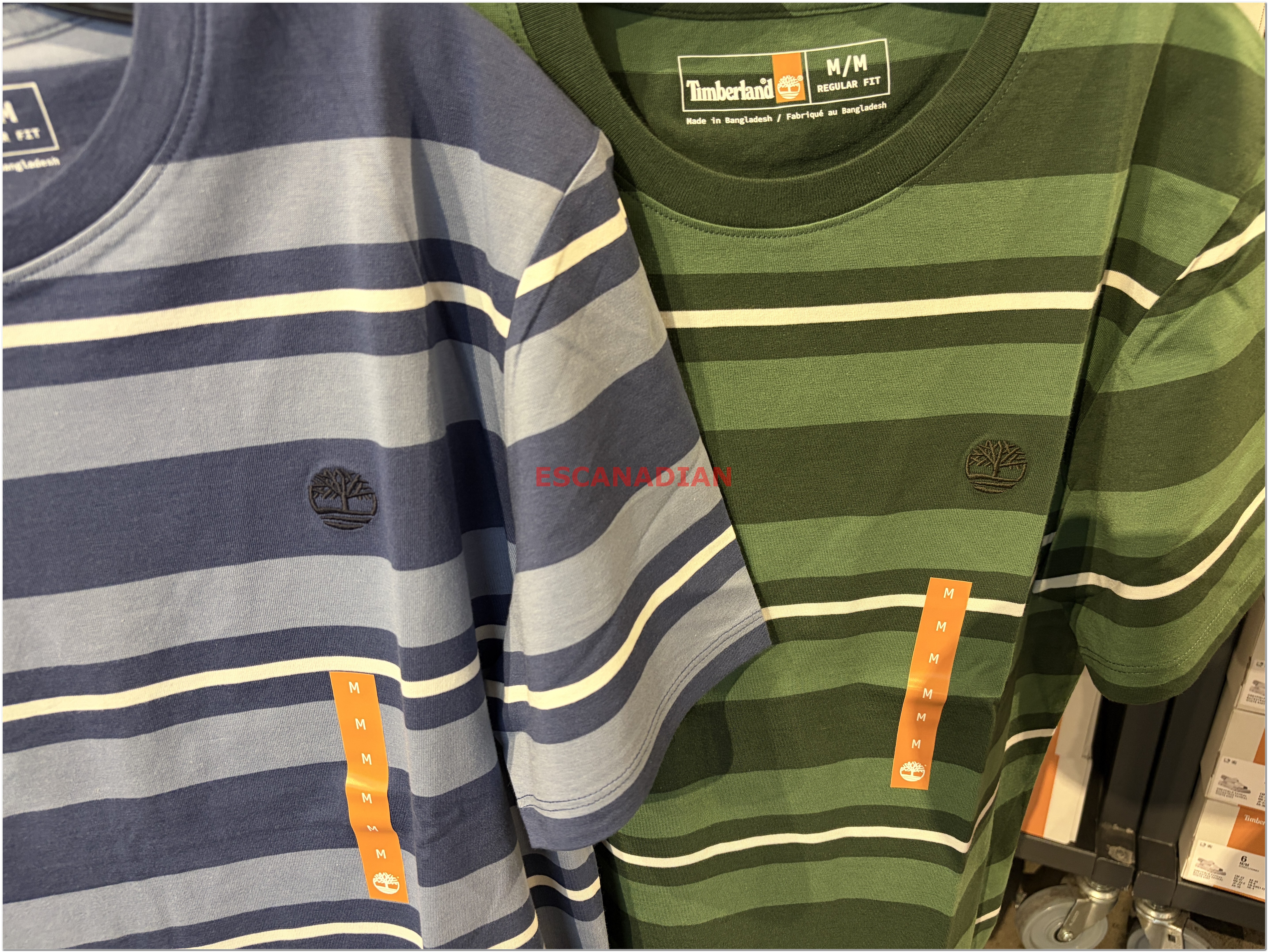 【限時】Timberland 大人 經典刺繡小樹 條文 短TEE (2色)