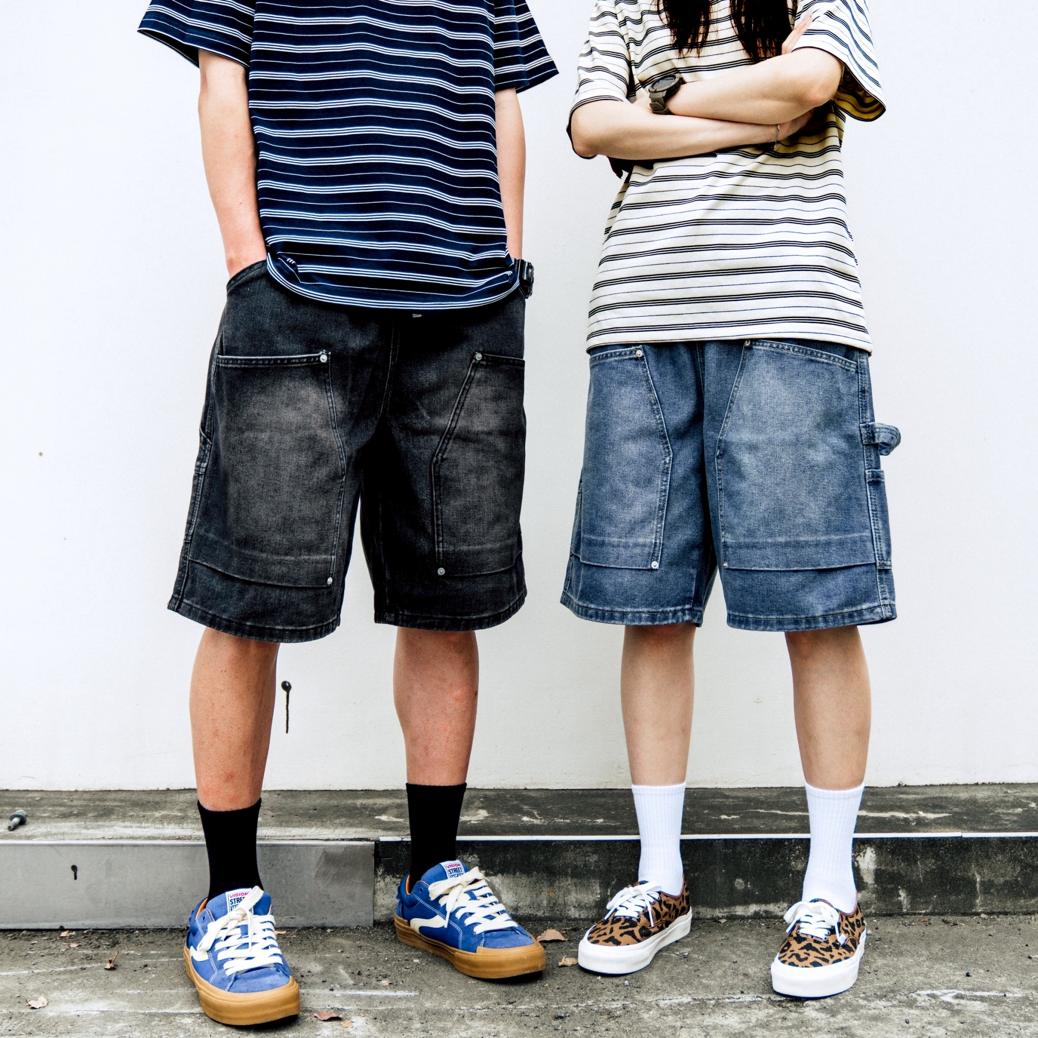 SBG 伐木畫家牛仔短褲 V0019