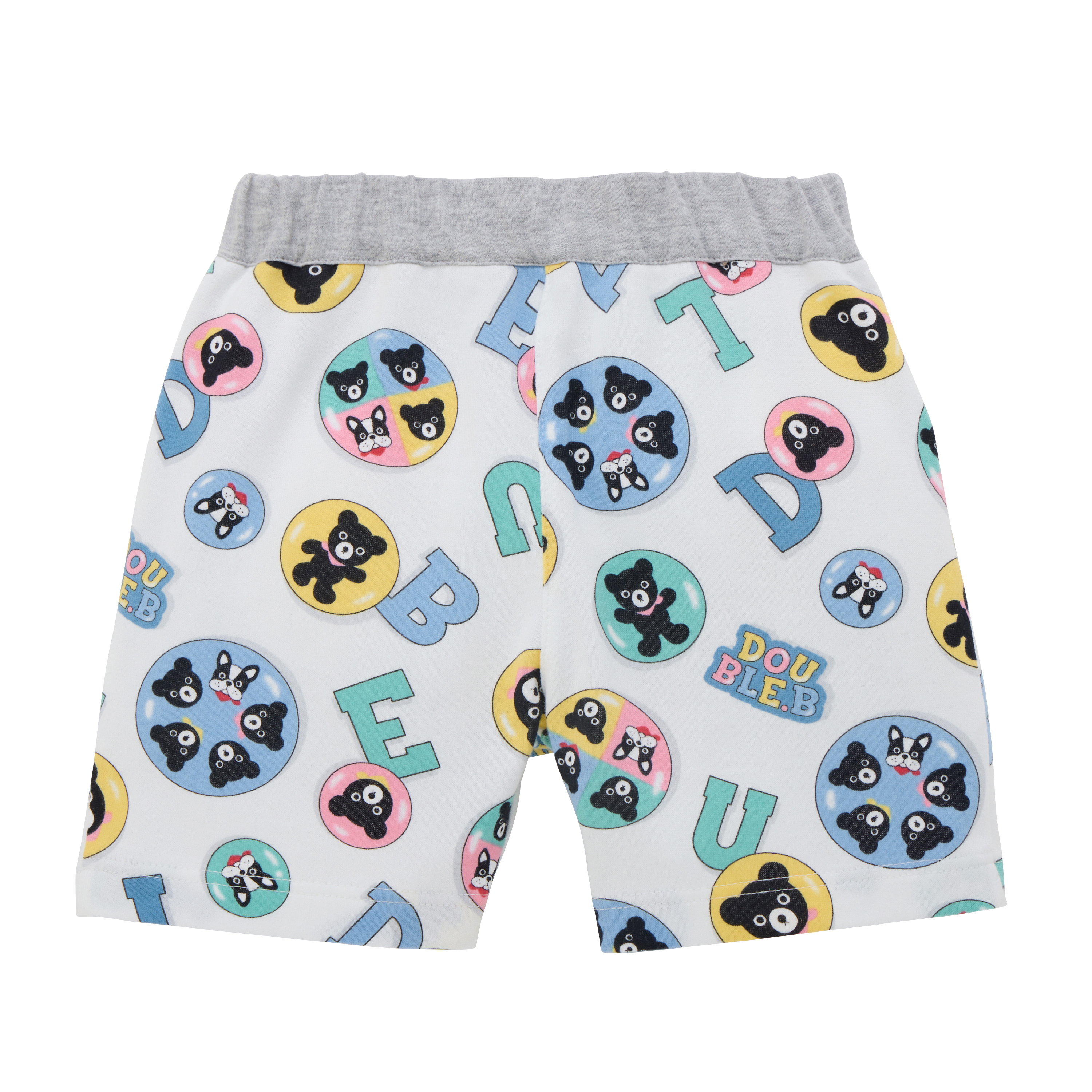 DOUBLE_B 印花五分褲-多色