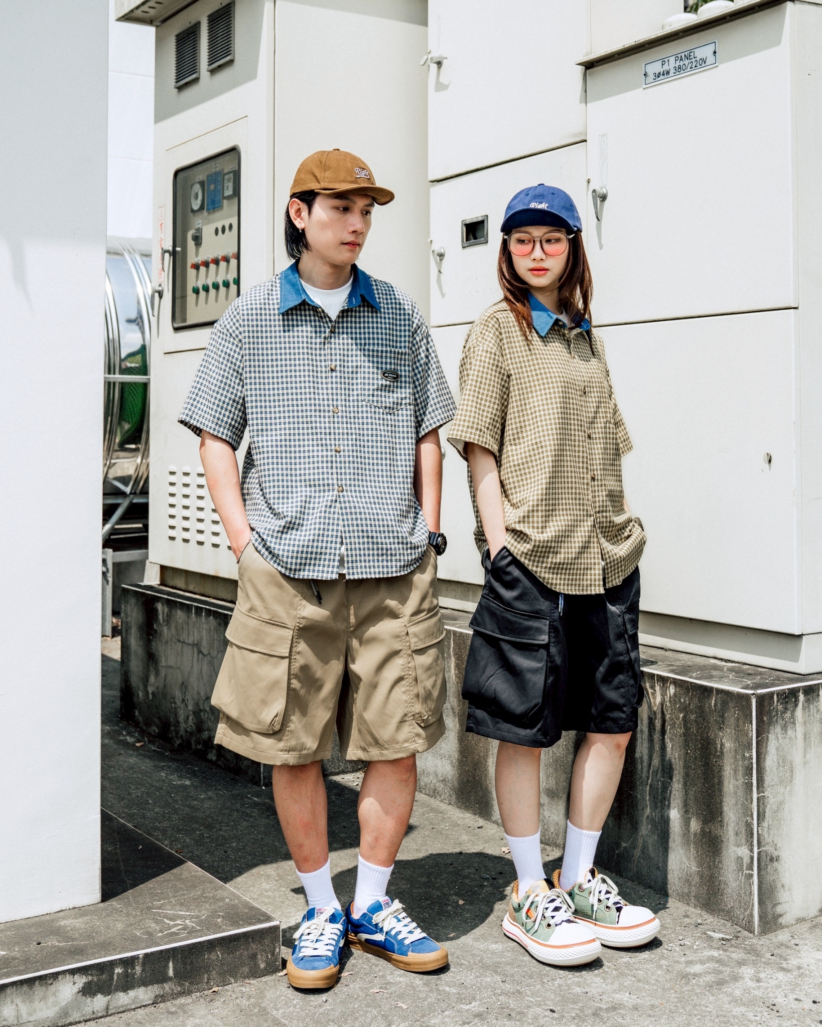 SBG 腰帶吊飾口袋短褲 V0018