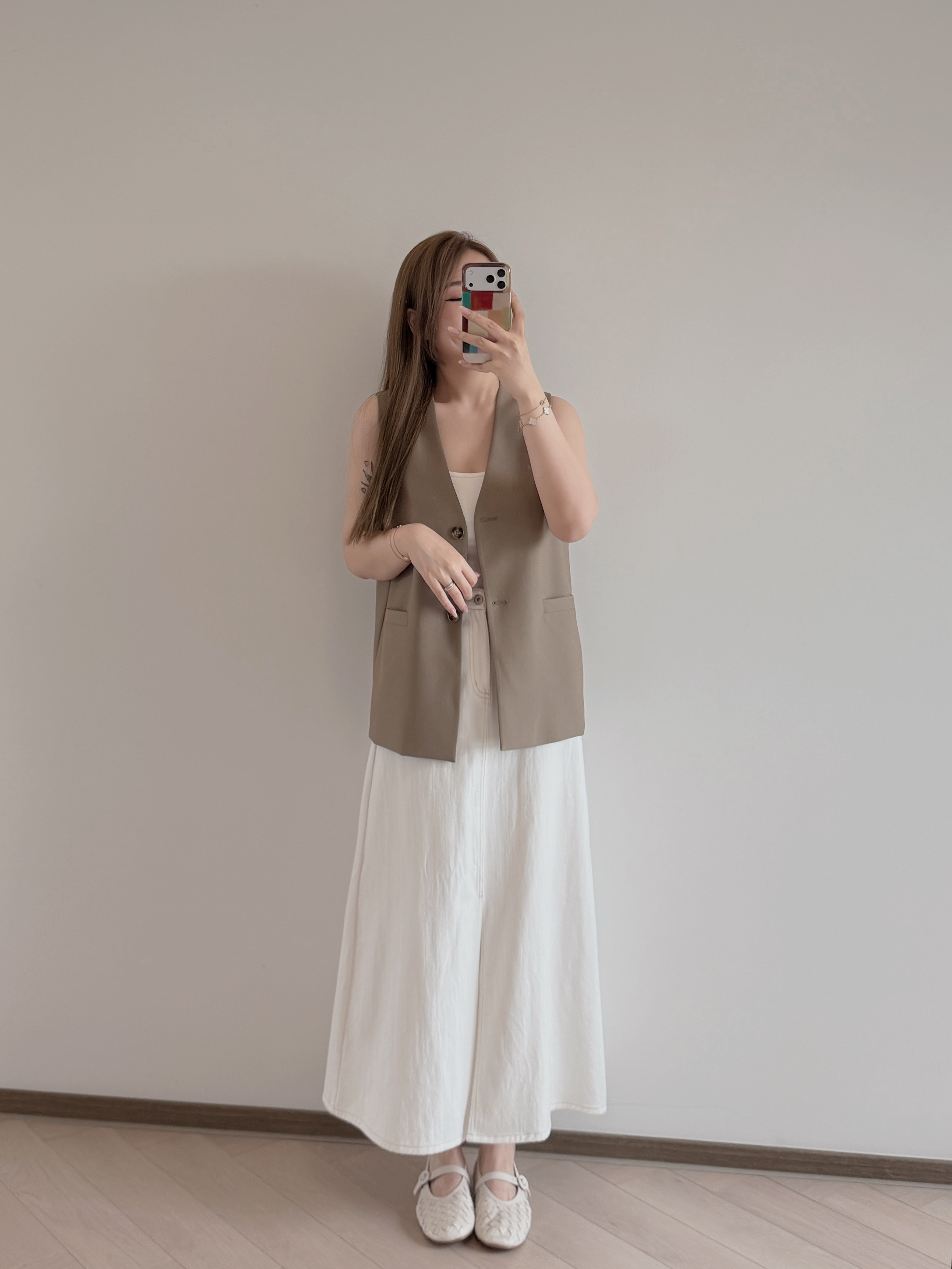 現貨 7395 卡其西裝馬甲