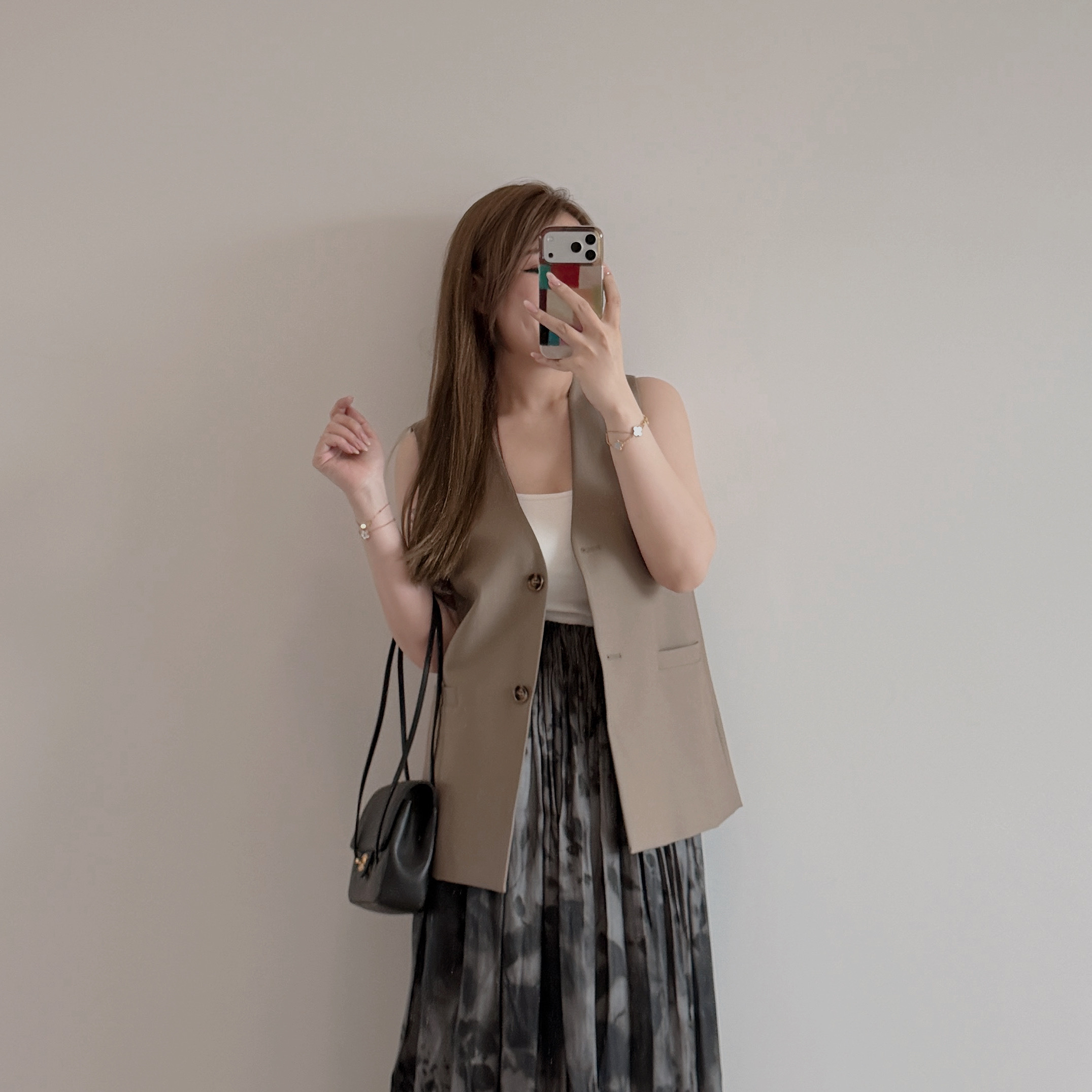 現貨 7395 卡其西裝馬甲