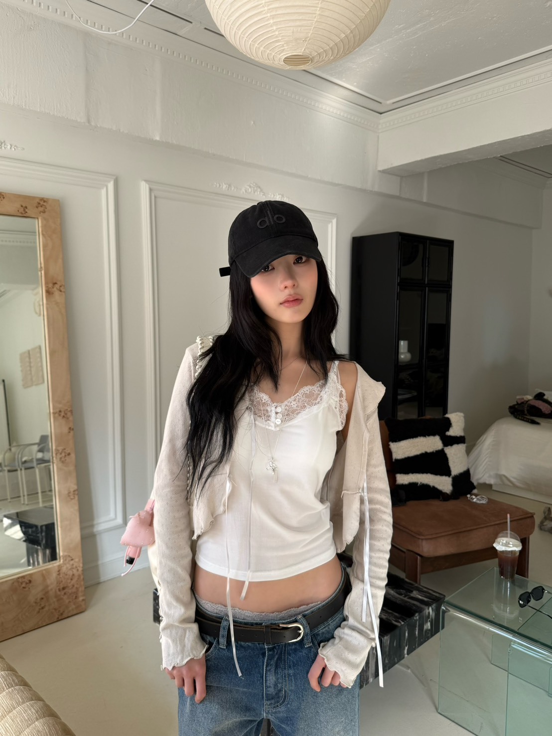 A01 本期推薦!under lover♡ 綁帶罩衫