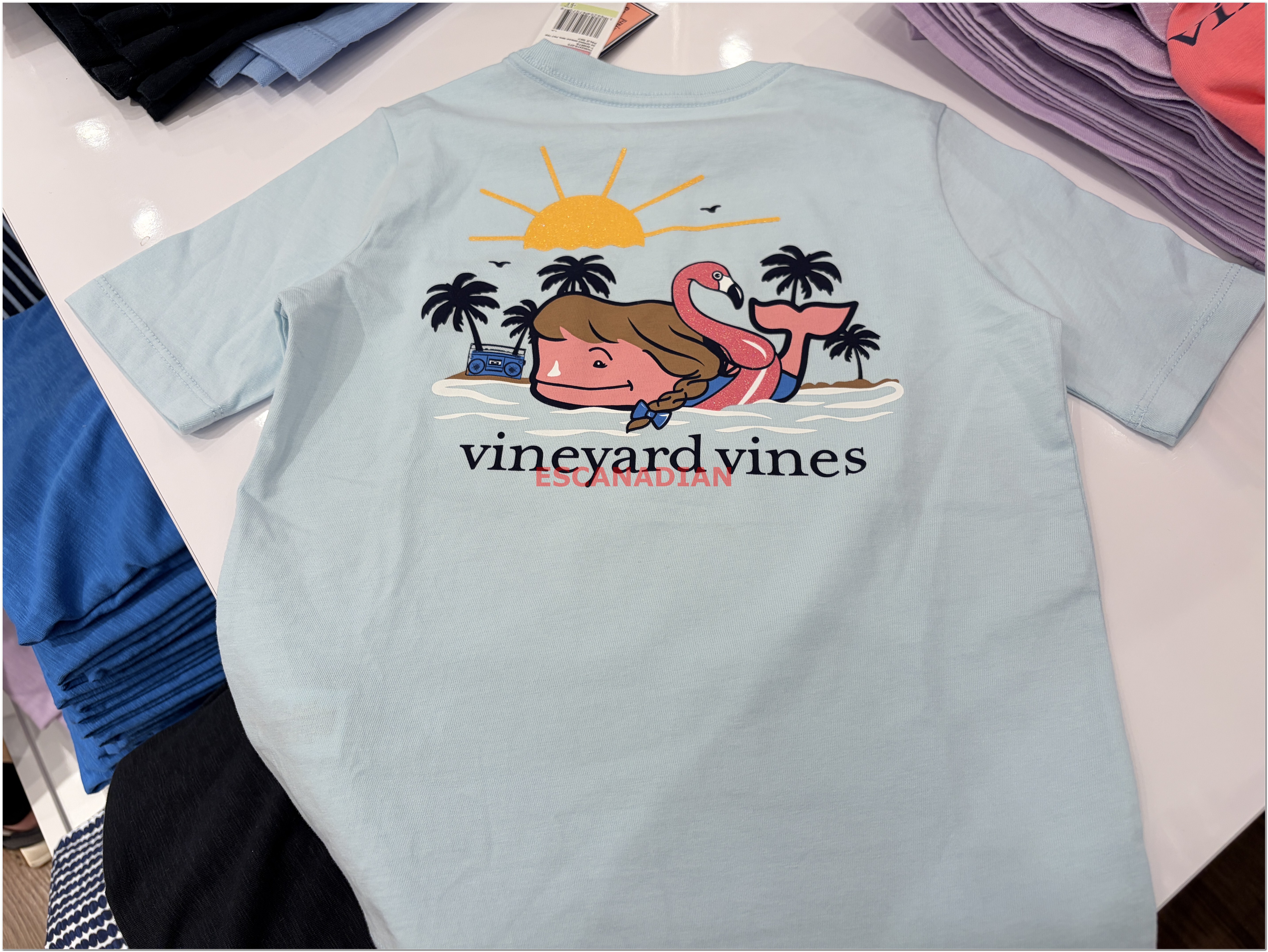 【限時】Vineyard Vines小鯨魚 女童裝 正反圖 短TEE