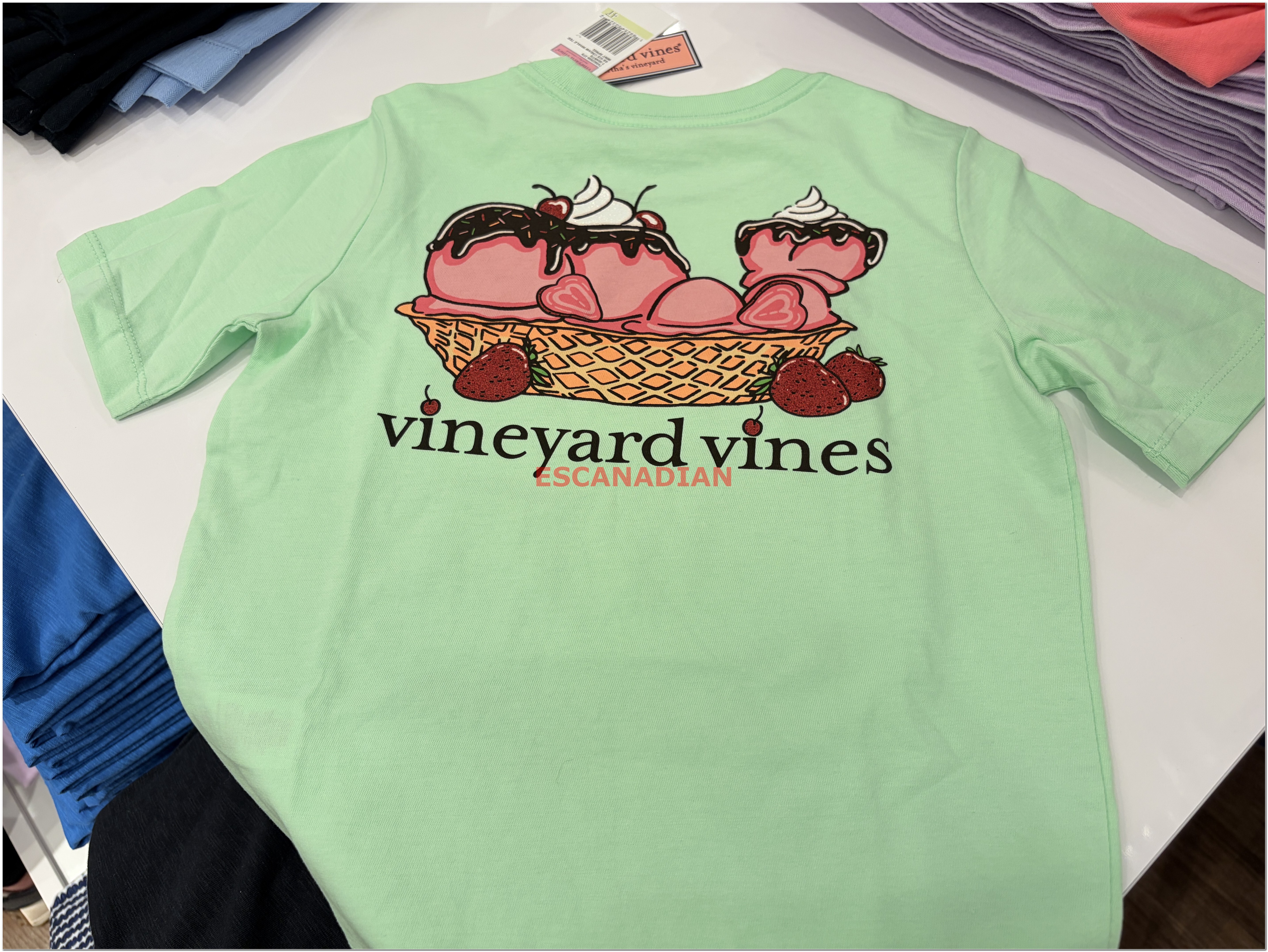 【限時】Vineyard Vines小鯨魚 女童裝 正反圖 短TEE