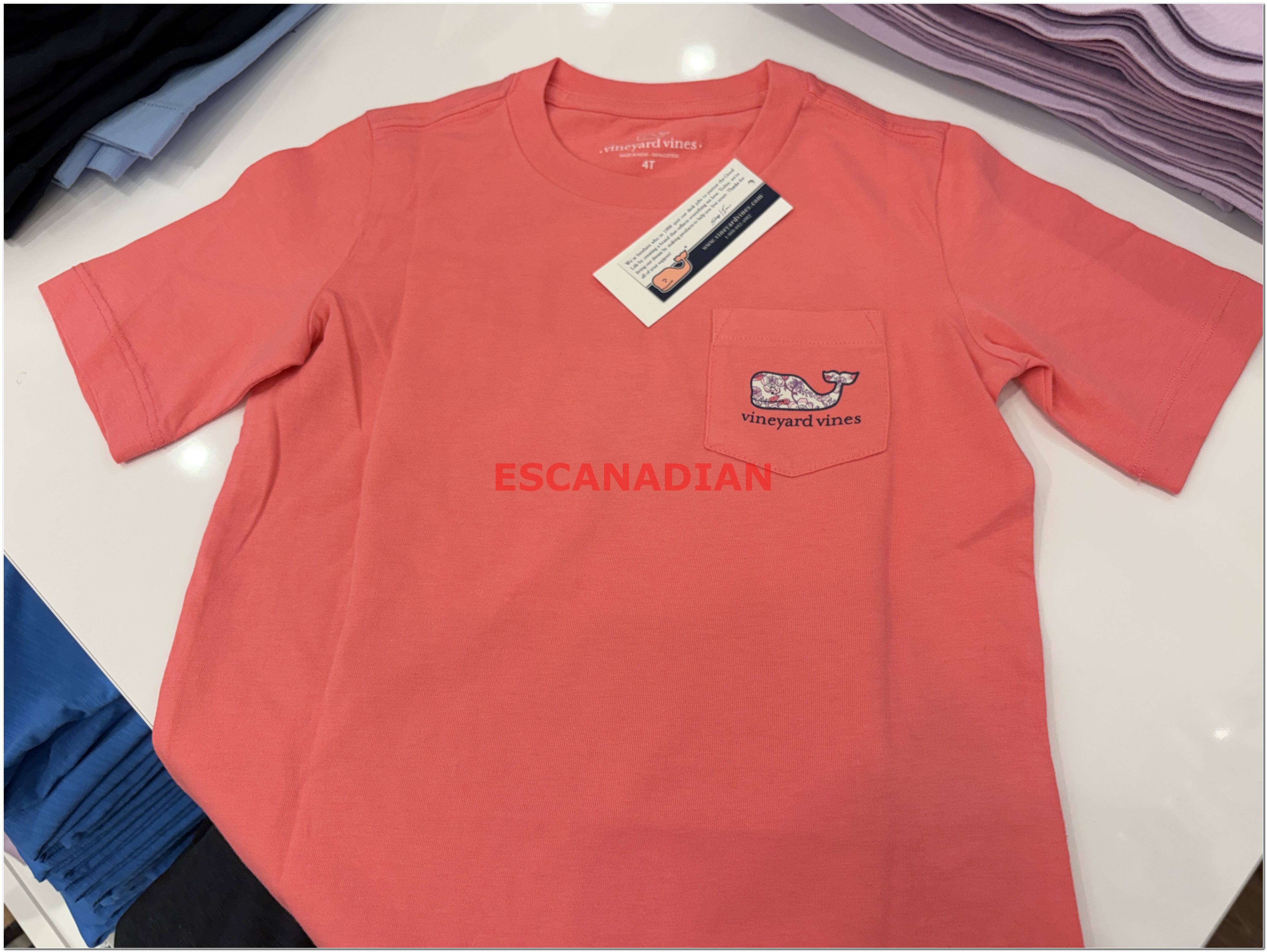 【限時】Vineyard Vines小鯨魚 女童裝 正反圖 短TEE