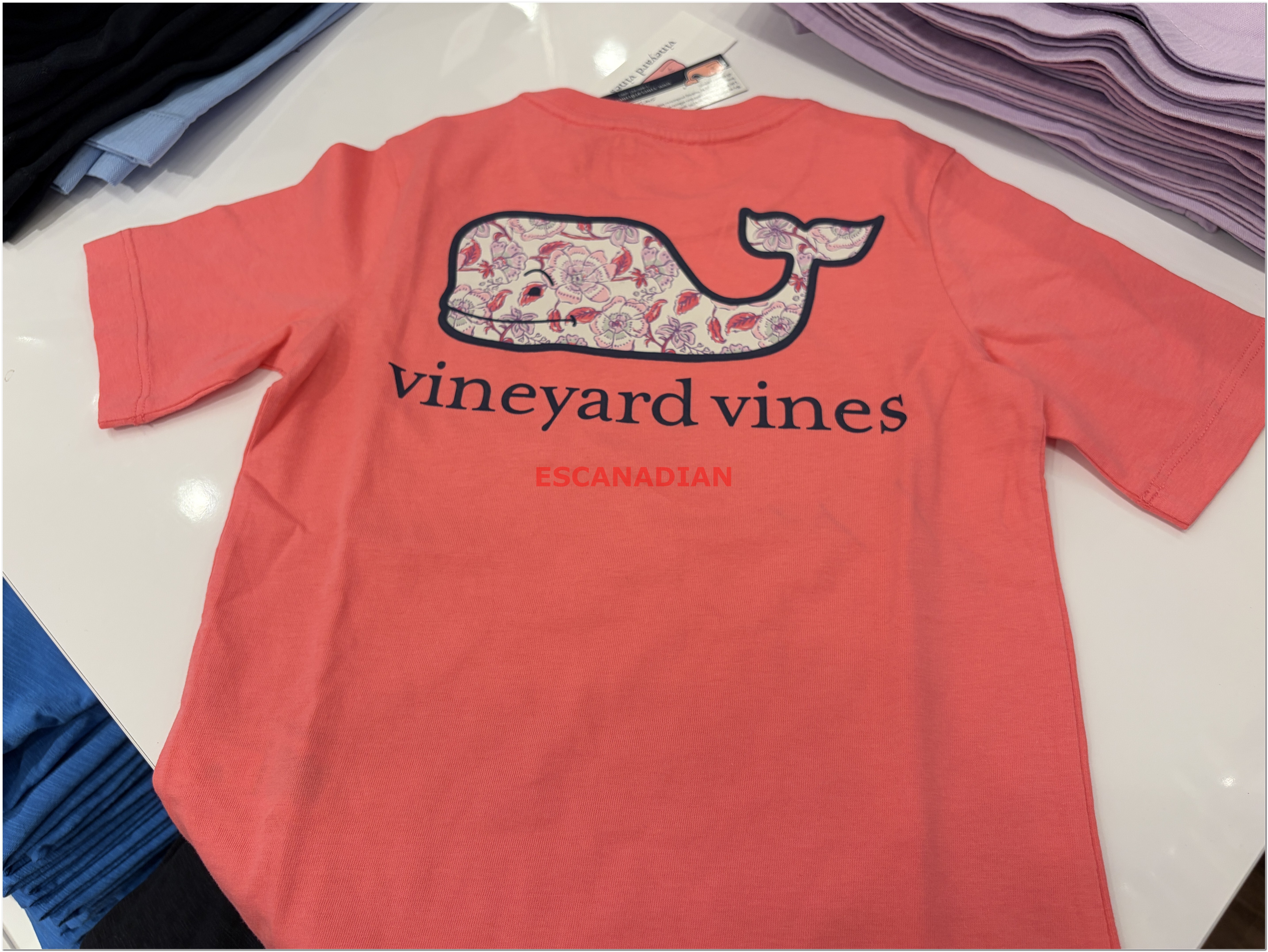 【限時】Vineyard Vines小鯨魚 女童裝 正反圖 短TEE