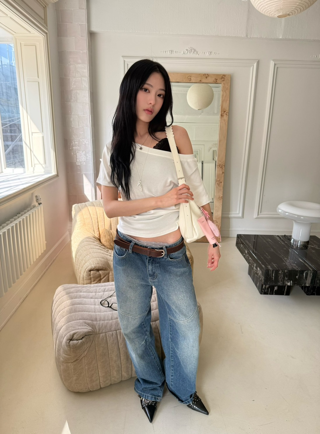 A04 本期推薦!斯特蘭 慵懶斜肩tee