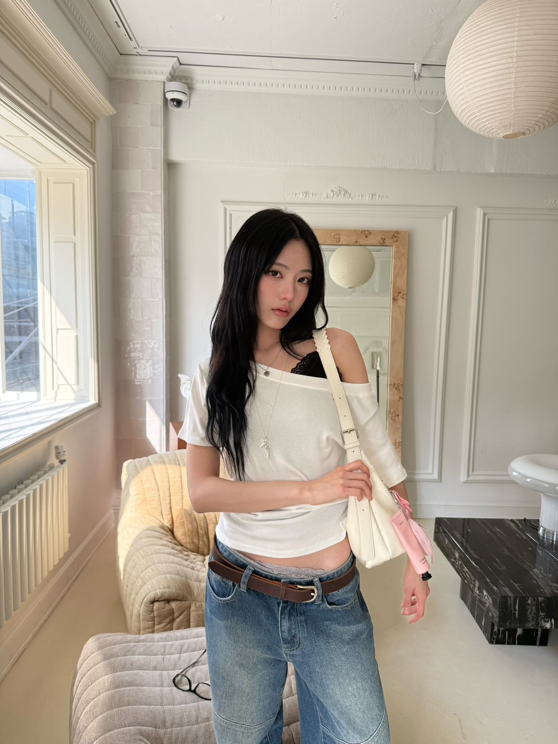 A04 本期推薦!斯特蘭 慵懶斜肩tee