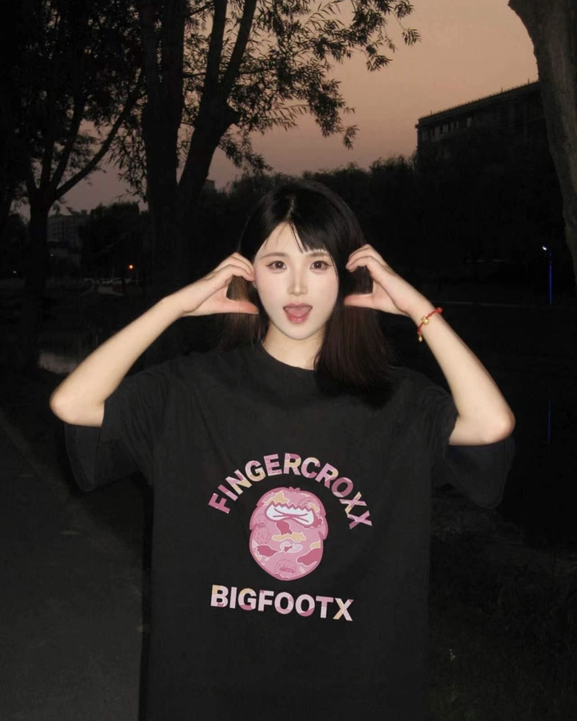 I.T集團 Fingercroxx FGXX 猿人 迷彩 寬鬆厚磅短T FGXTEW0000410