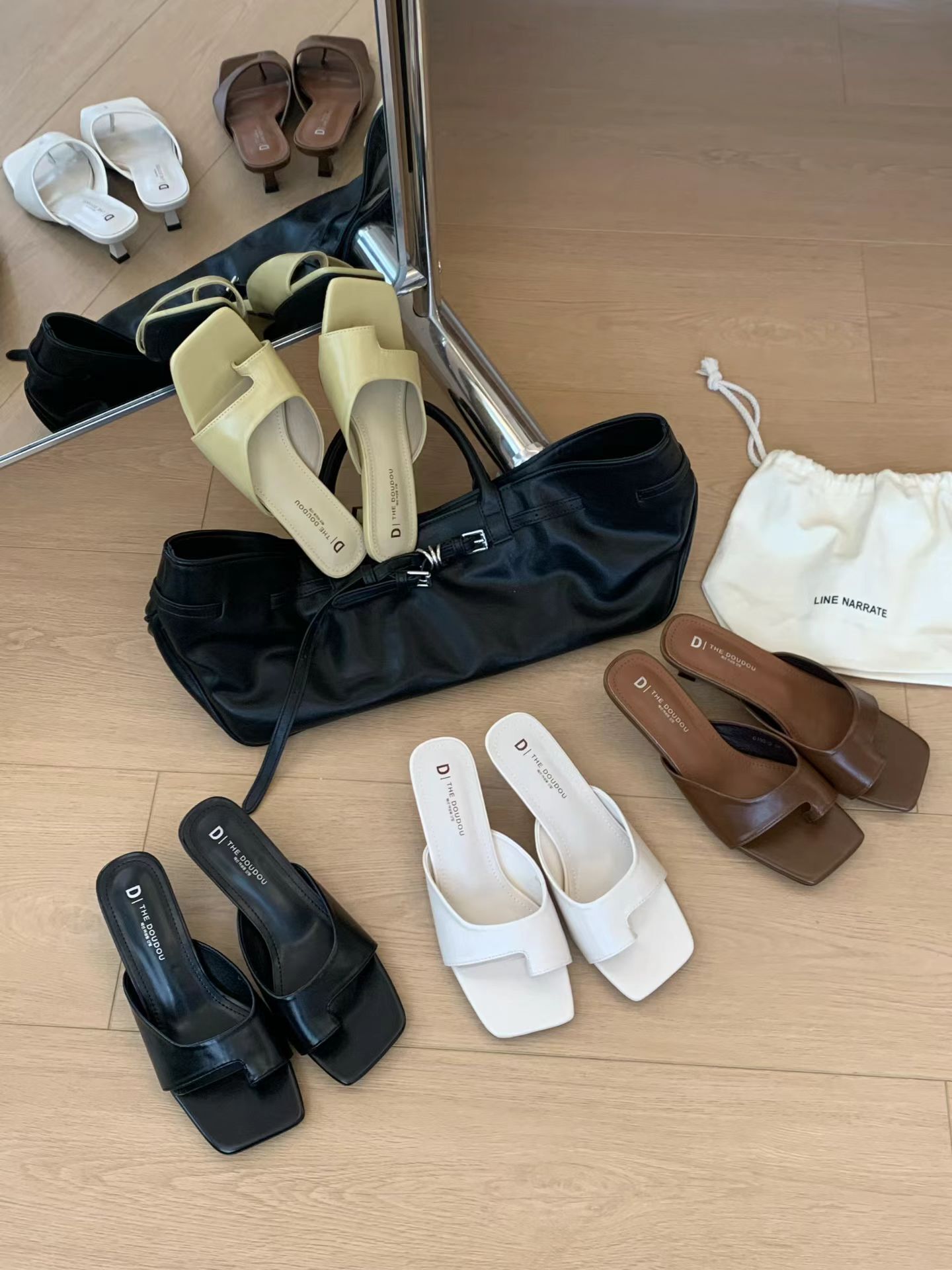 造型寬版套趾涼鞋