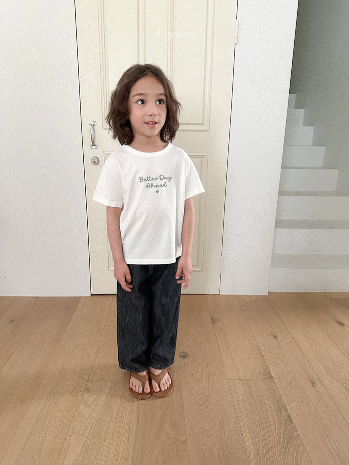 正韓夏Digreenkids 三色日常必備夏天直筒褲