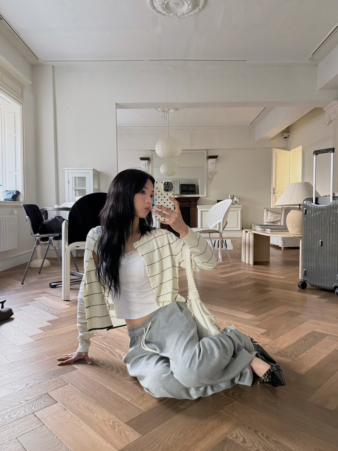 A09 本期推薦!半島藍 條紋小外套