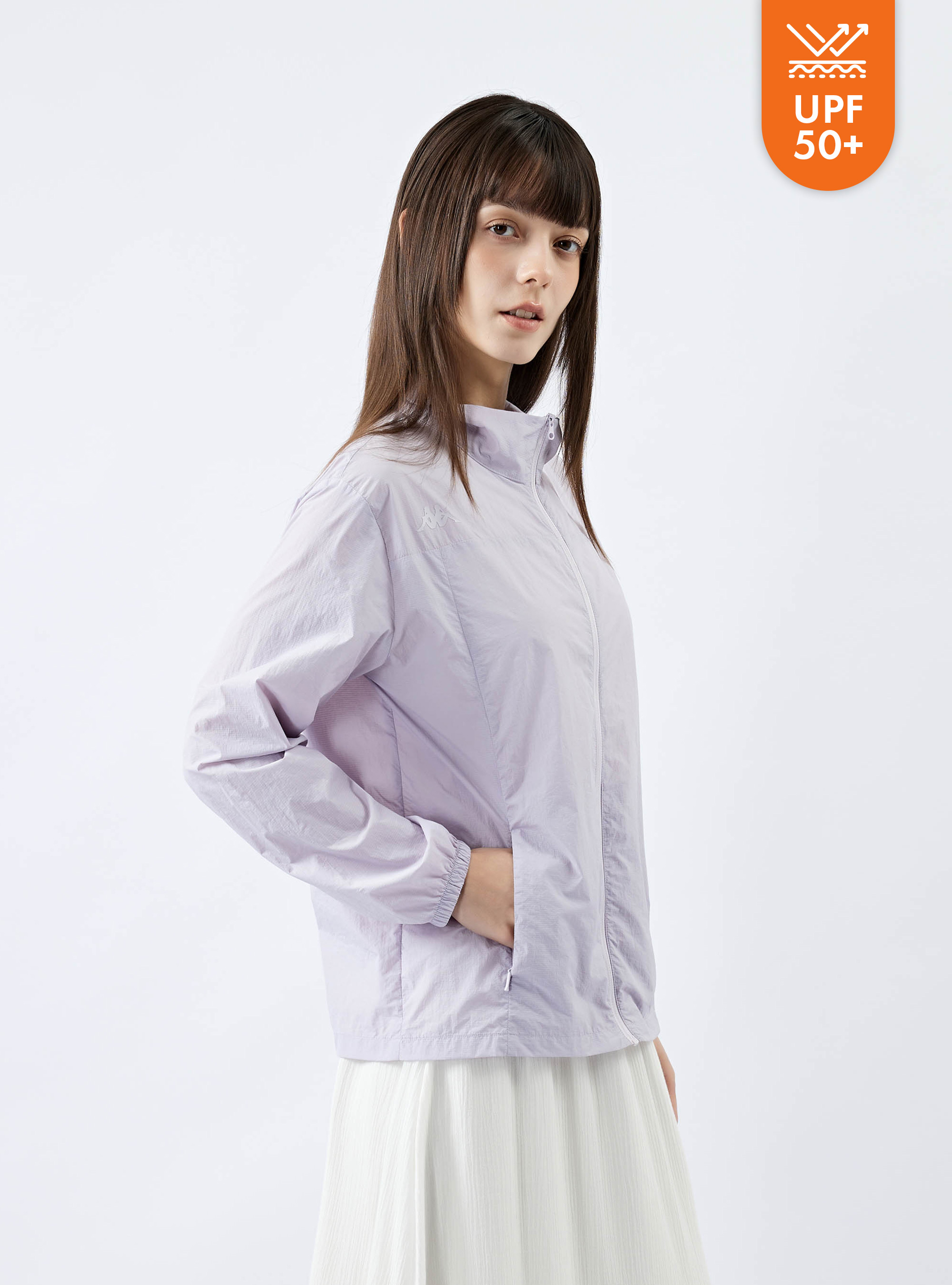 女款 防曬輕薄立領風衣外套