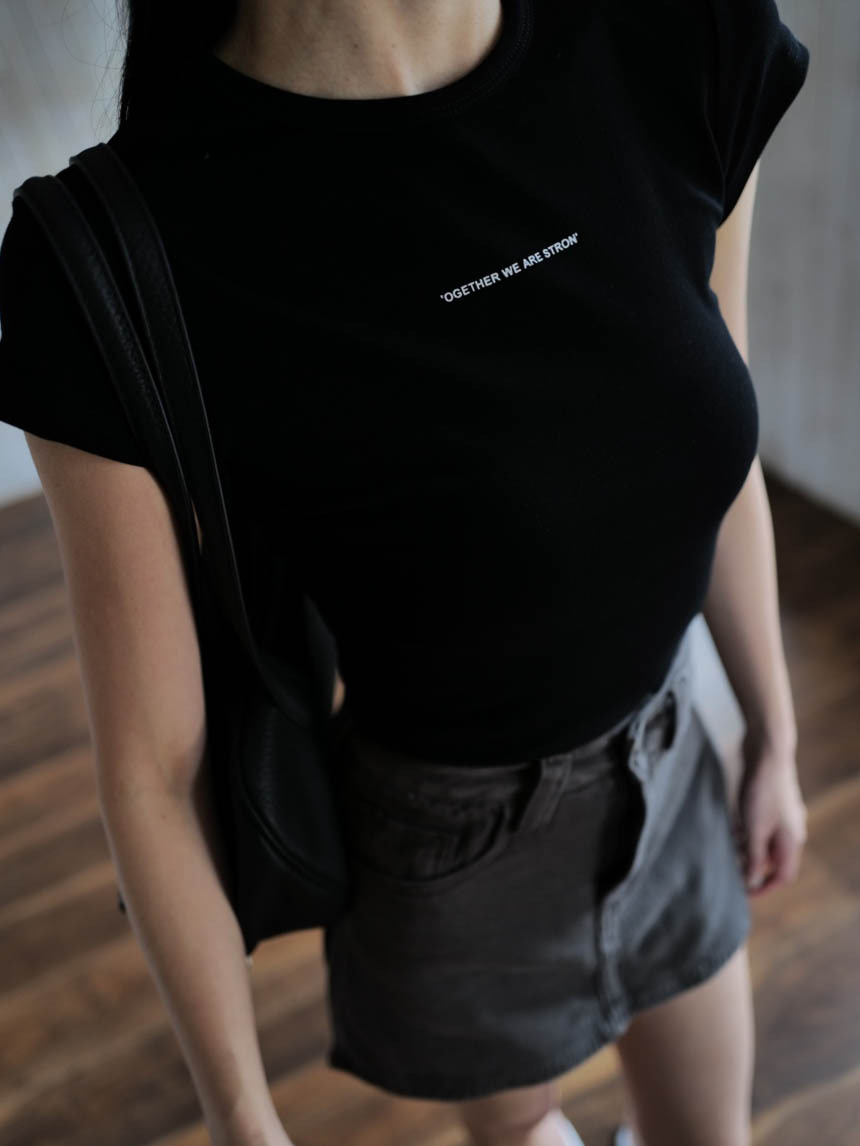 超修身小字母百搭上衣*3色