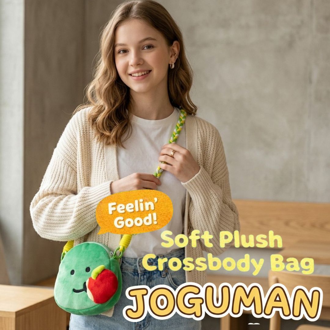 JOGUMAN 療癒系恐龍|毛絨斜揹袋