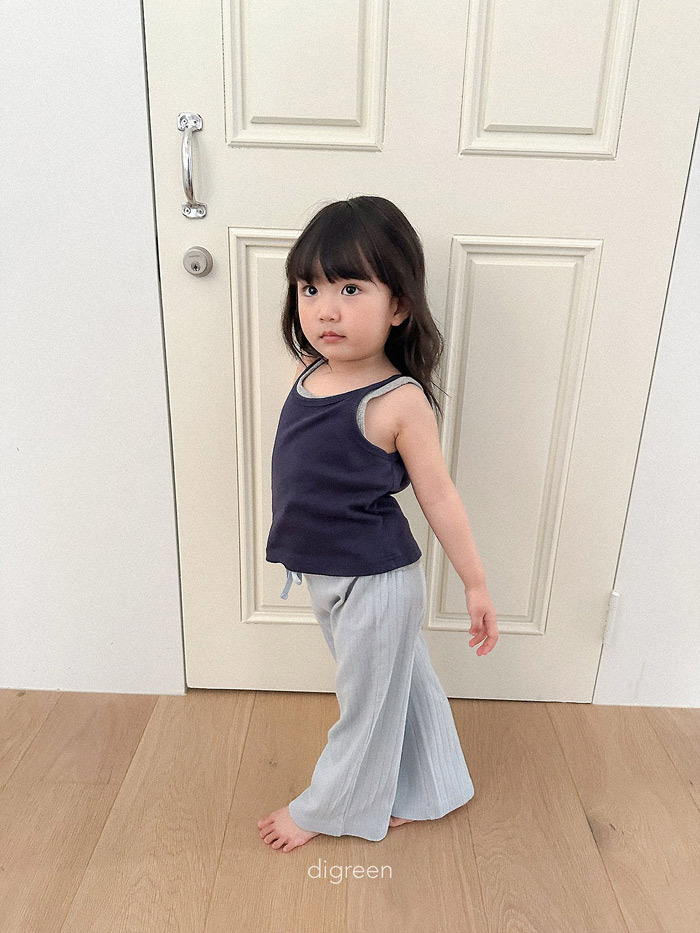 正韓夏Digreenkids 四色熱軟綿綿直筒褲