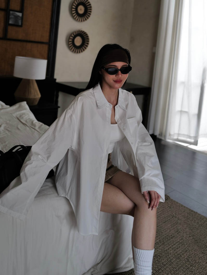 韓系寬版襯衫*4色