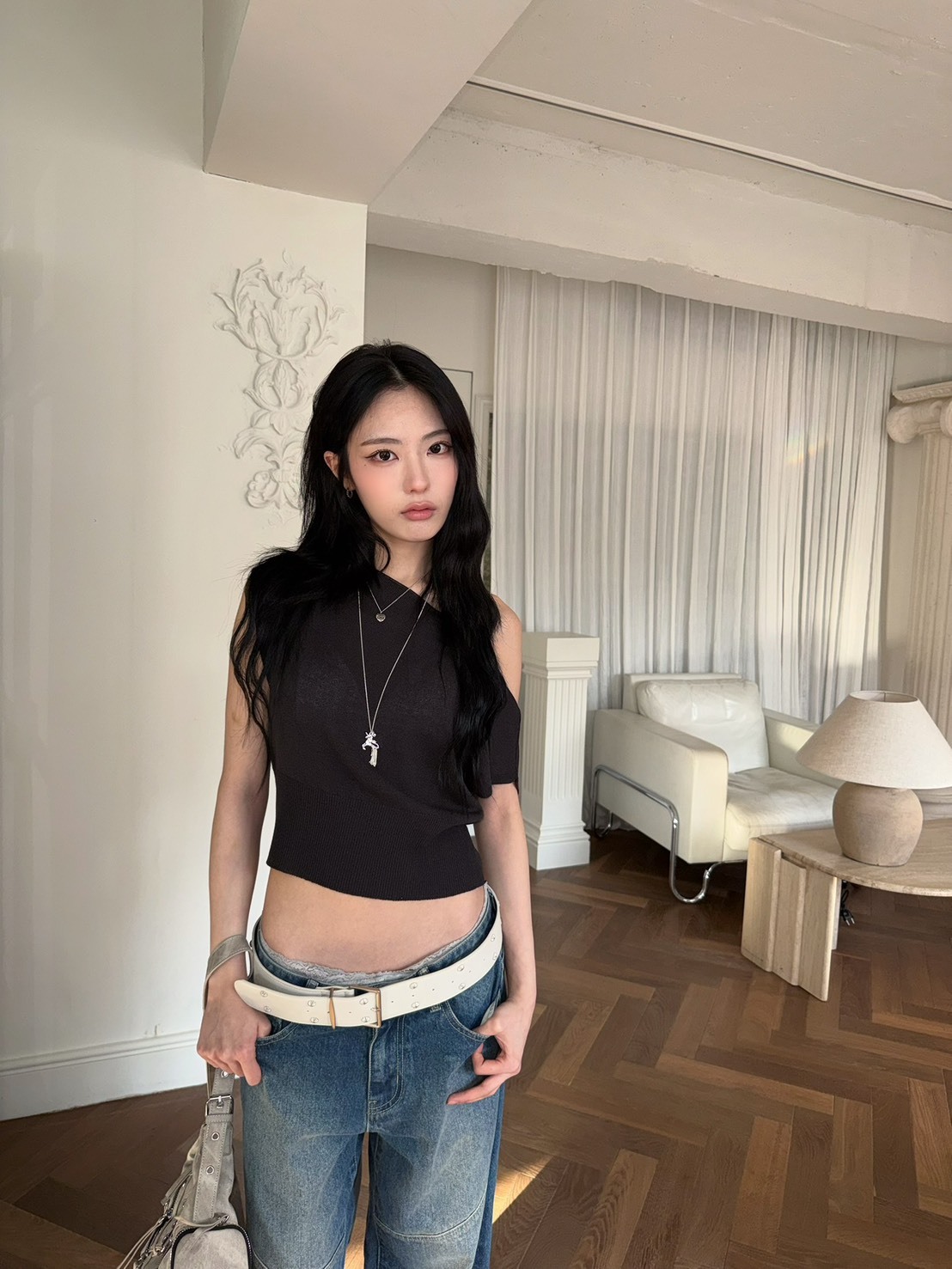 A17 Lee young 針織設計衫