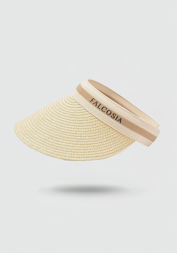 法式經典草編中空帽