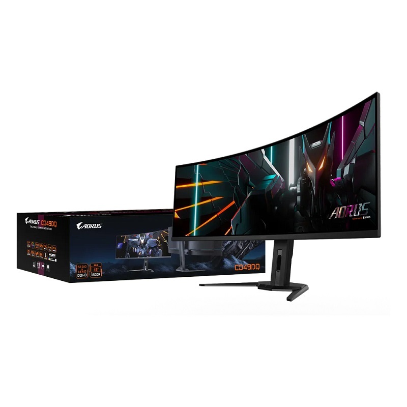 GIGABYTE 技嘉 AORUS CO49DQ 49型 HDR曲面電競螢幕
