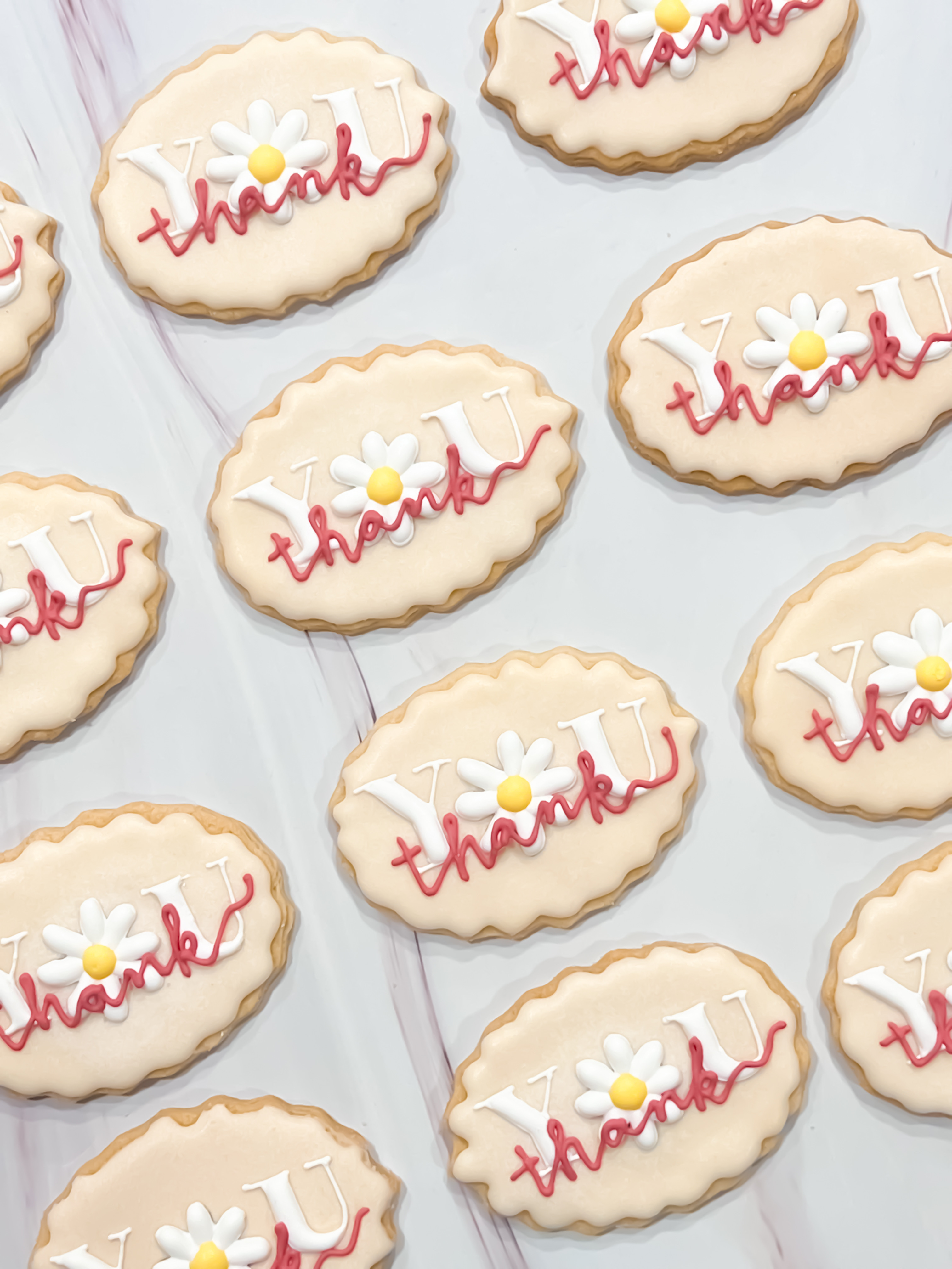 Thank You Icing Cookie