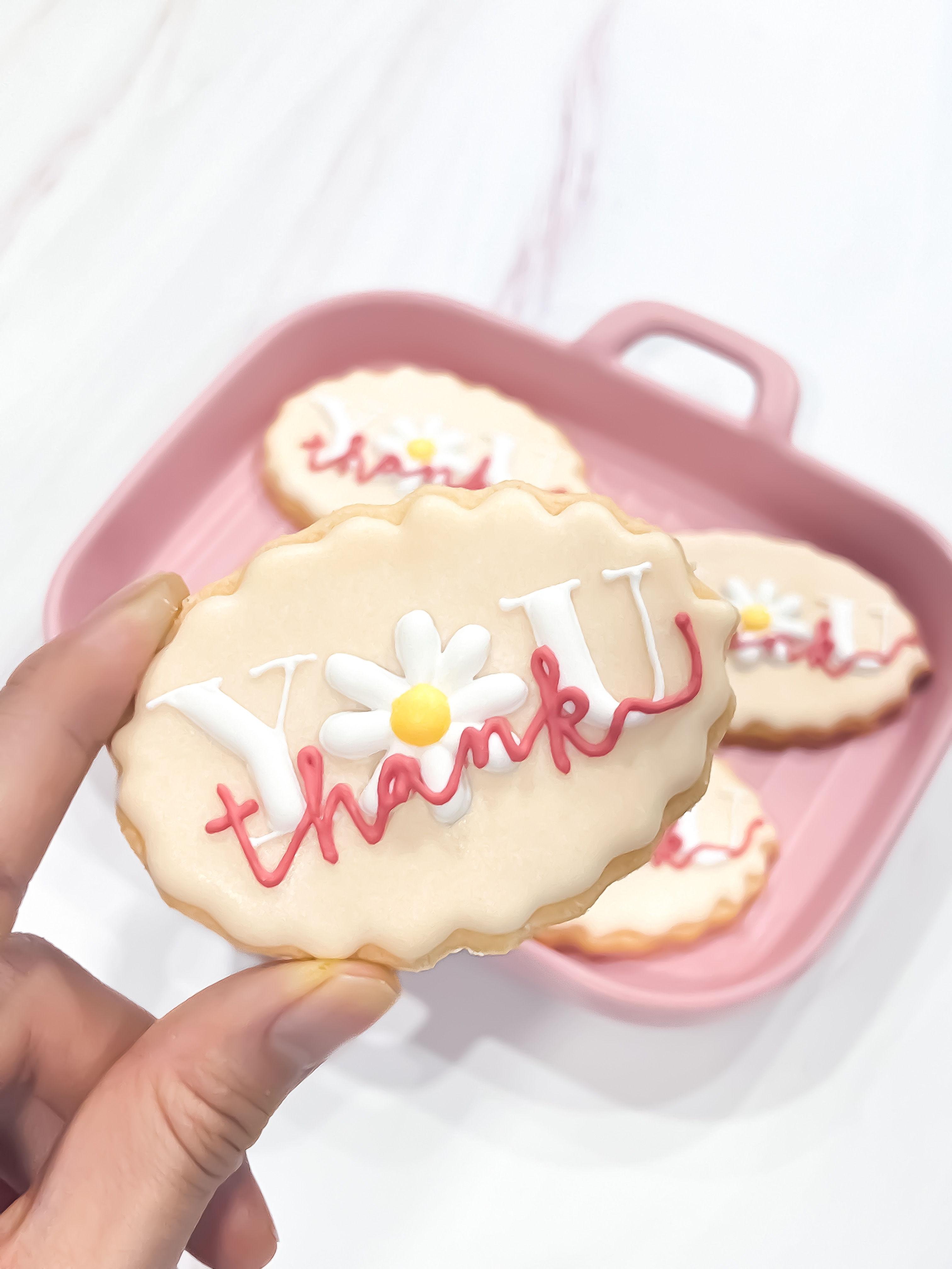 Thank You Icing Cookie