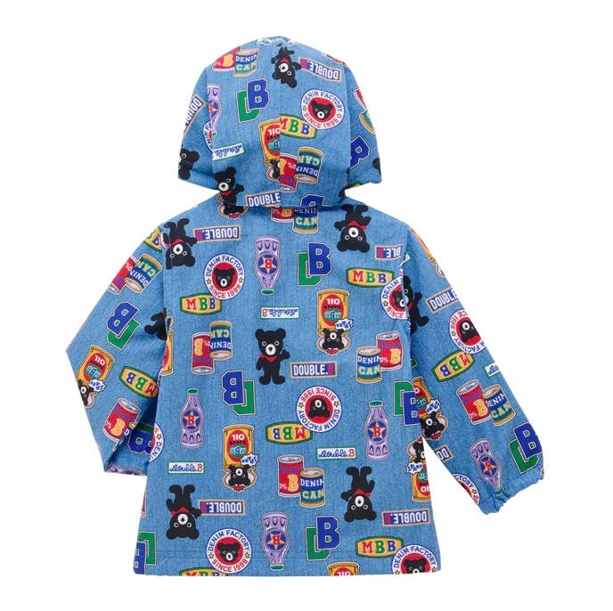 DOUBLE_B汽水瓶防風外套-藍色