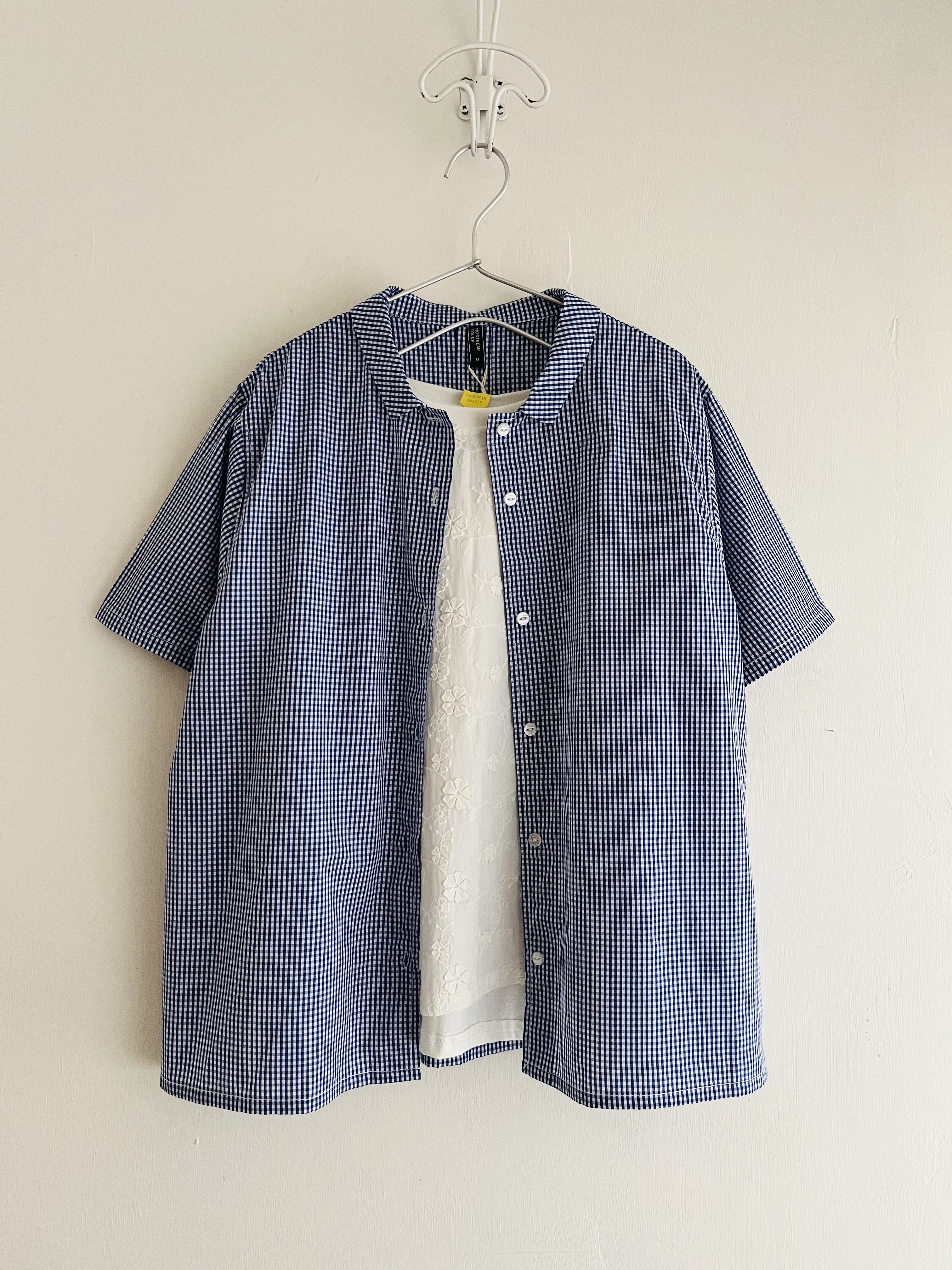 NORTERN TRUCK藍白色格仔top