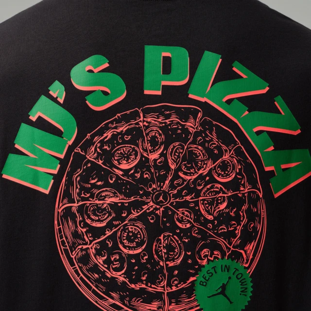 【官網限定】NIKE AS M J NC PIZZA GFX SS CREW 白 IF3167-133 黑 IF3167-010 IV