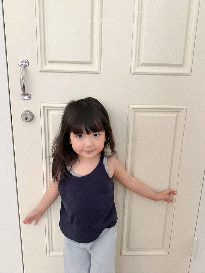 正韓夏Digreenkids 四色透氣慵懶背心