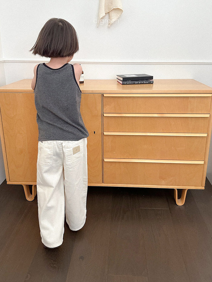 正韓夏Digreenkids 三色橫條紋涼爽背心