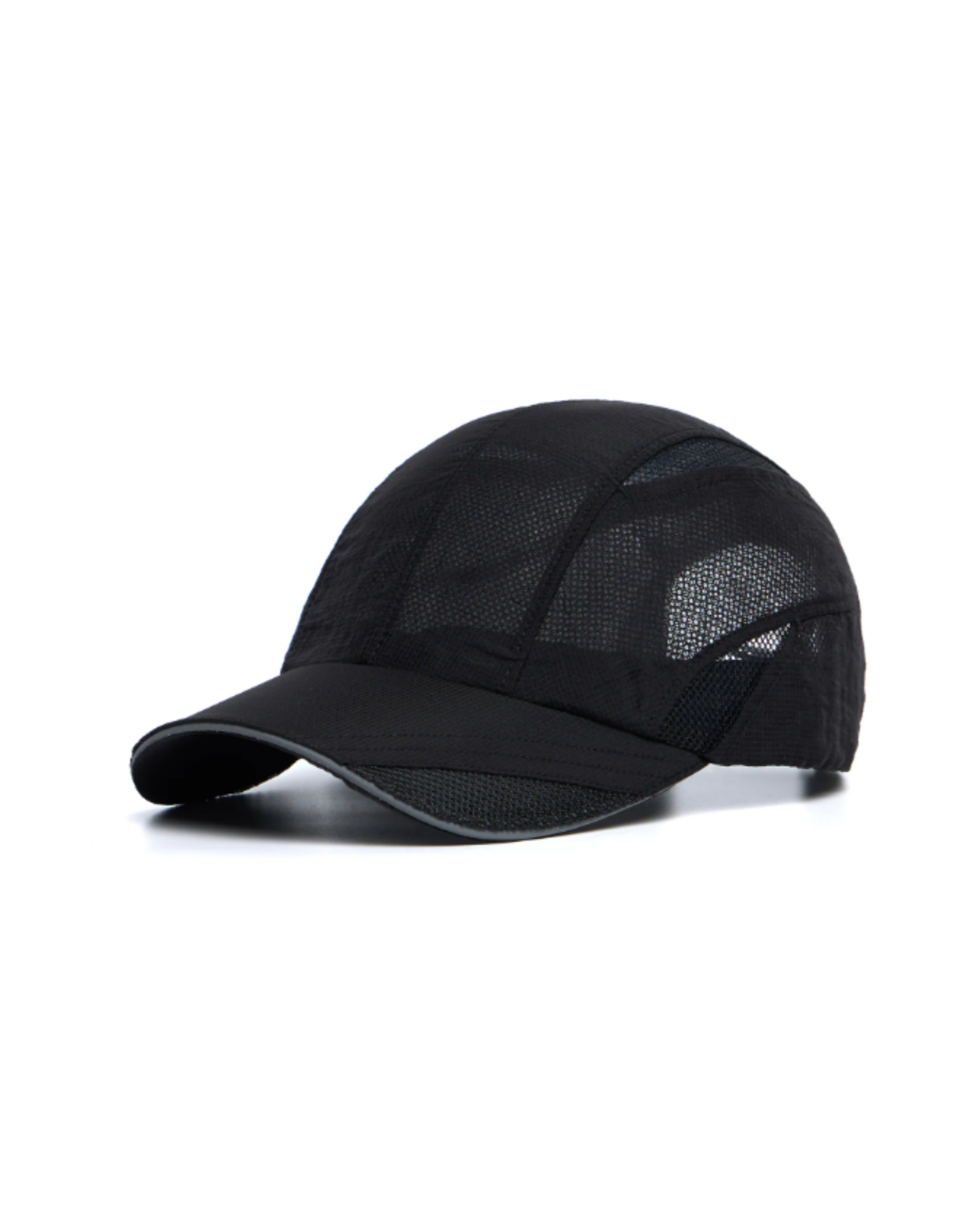 NOZZLE QUIZ Airy Mono Cap (Black)