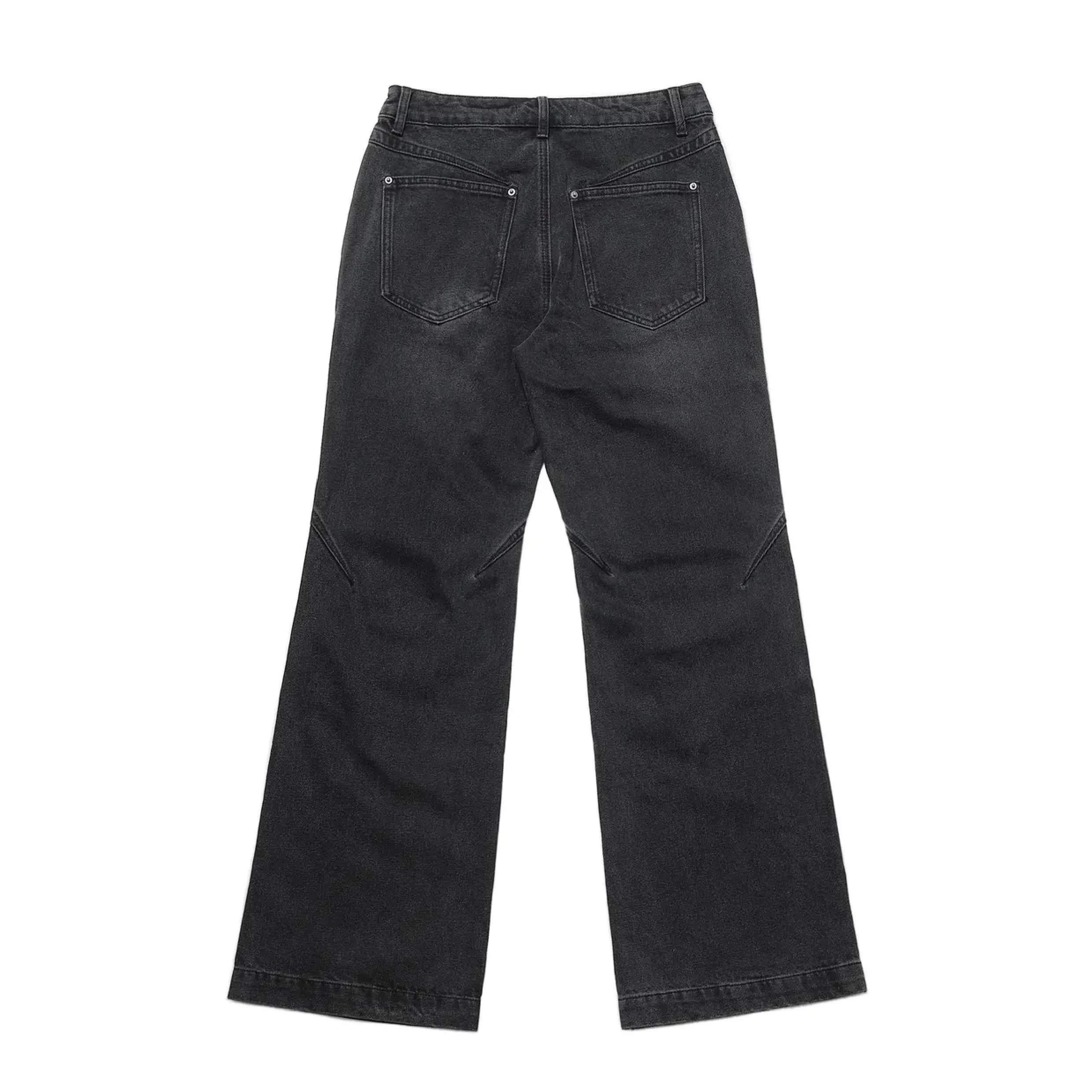 Anonymous Talking Washed Flared Denim Pants 壓褶喇叭丹寧褲