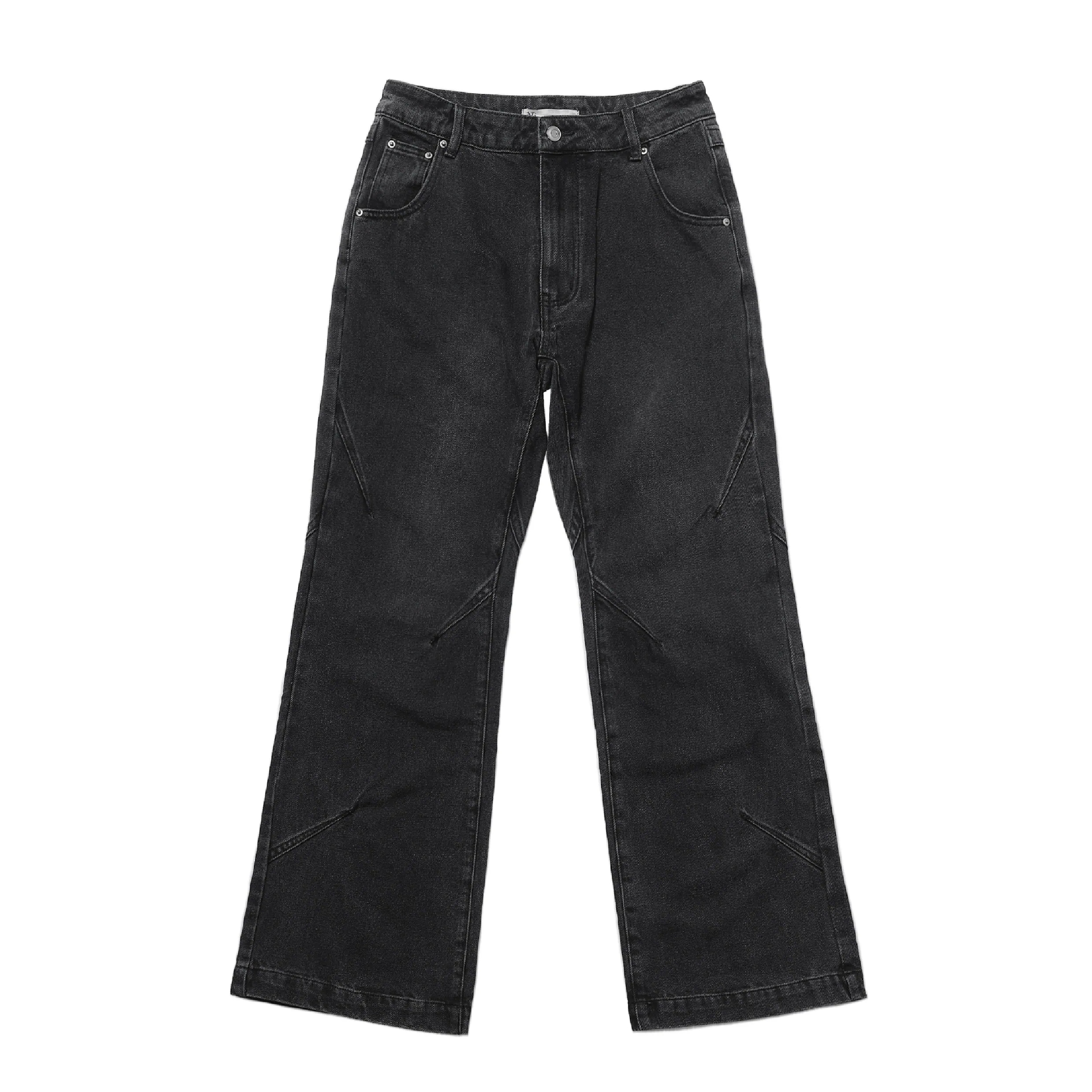 Anonymous Talking Washed Flared Denim Pants 壓褶喇叭丹寧褲
