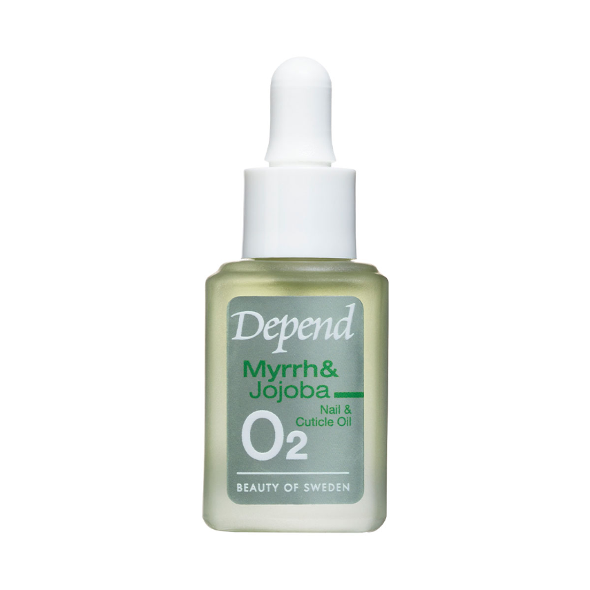 O2 沒藥×荷荷芭夜間深度修護指甲指緣油 (8608)