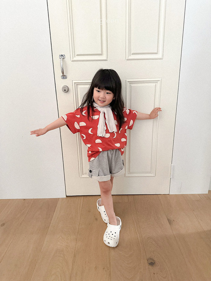 正韓夏Digreenkids 三色太陽月亮上衣