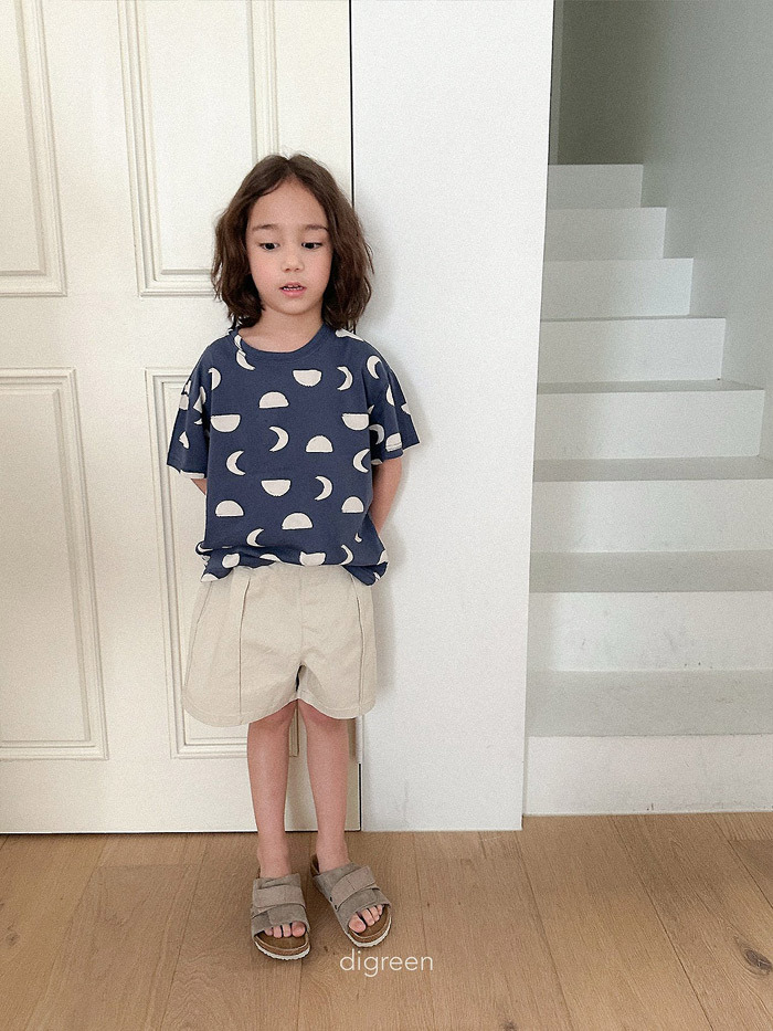正韓夏Digreenkids 三色太陽月亮上衣