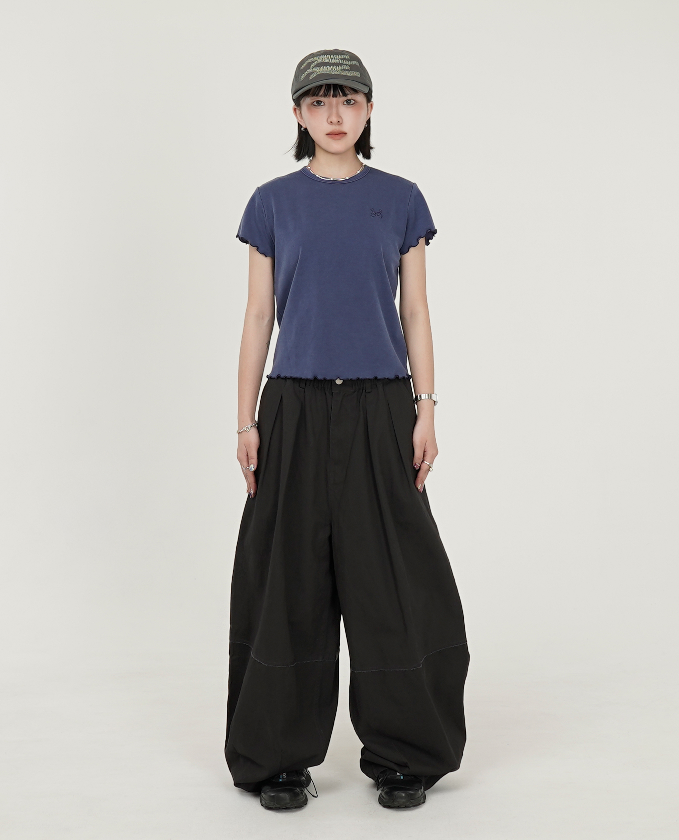 999HUMANITY 999 MINI DYED HALF TEE - 26SS