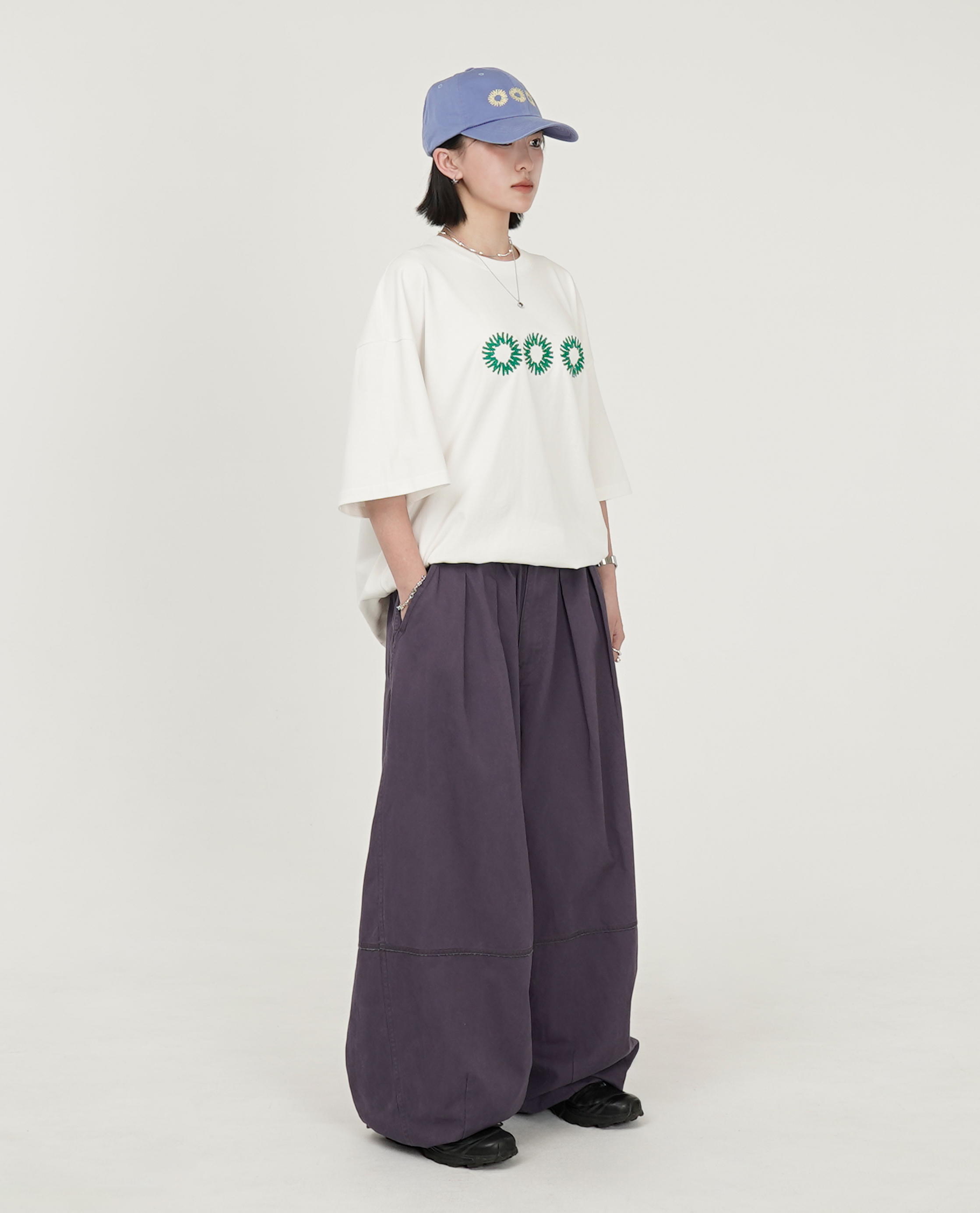 999HUMANITY EVERYDAY LOGO HALF TEE - 26SS