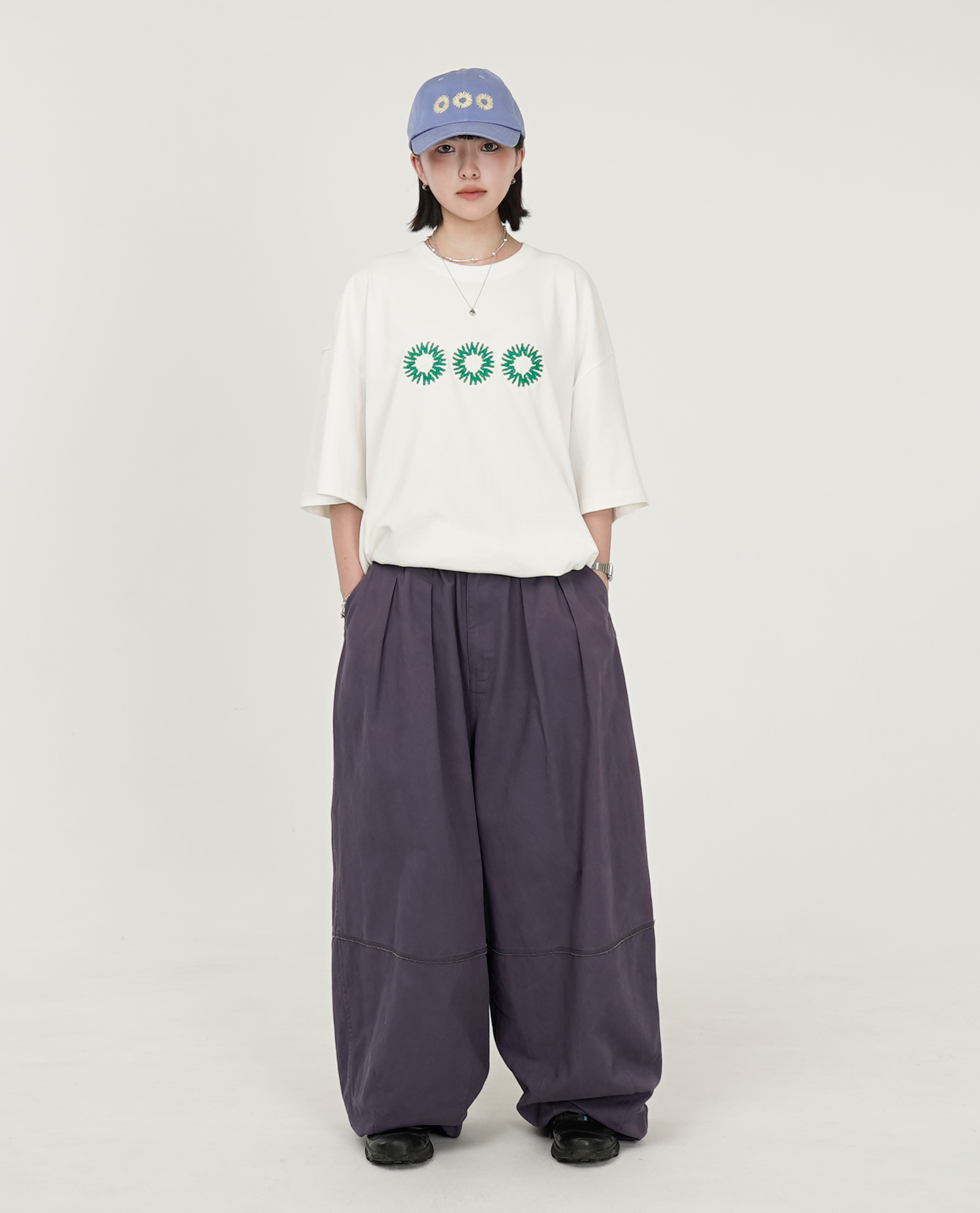 999HUMANITY EVERYDAY LOGO HALF TEE - 26SS