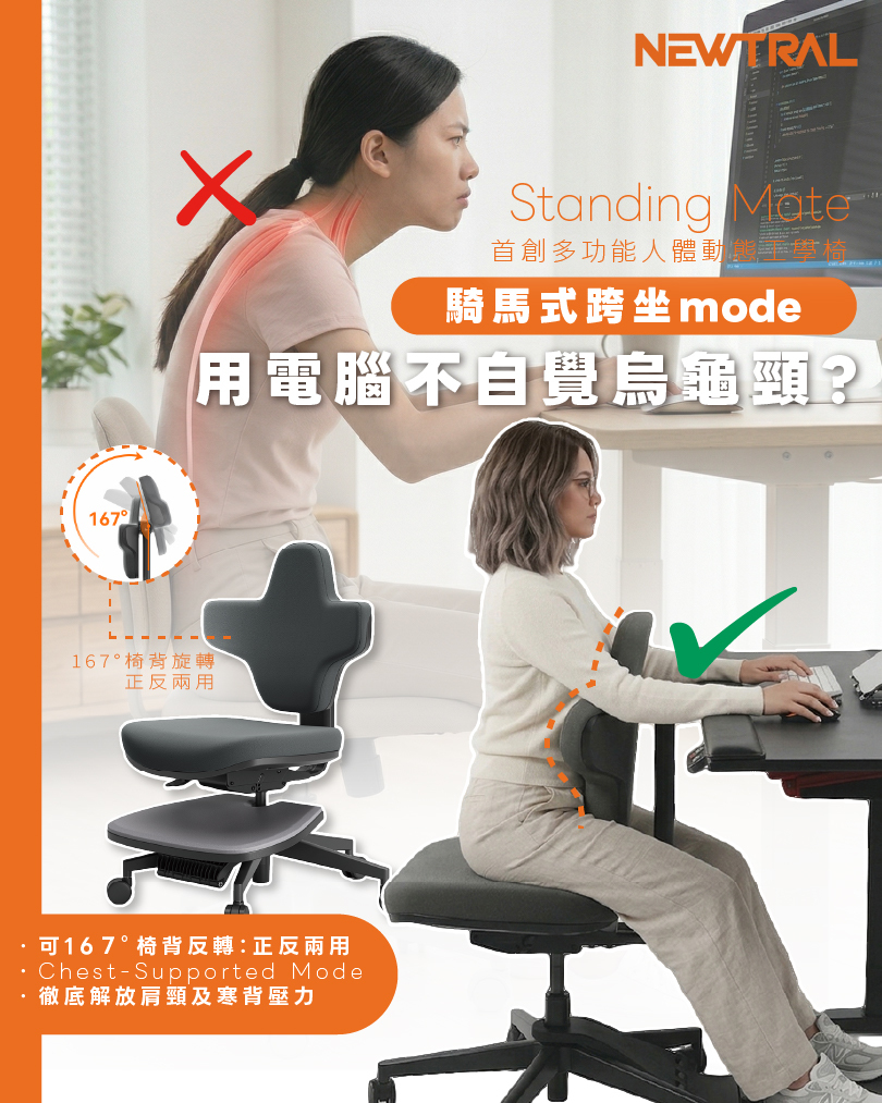 NEWTRAL 專利椅背設計