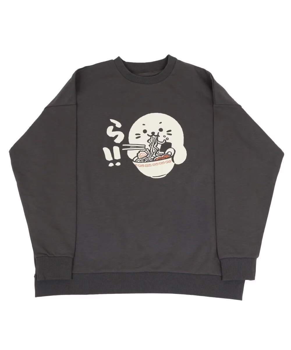 Sirotan長袖T 吃拉麵的小白 (Ｓ、M 、L、XL)