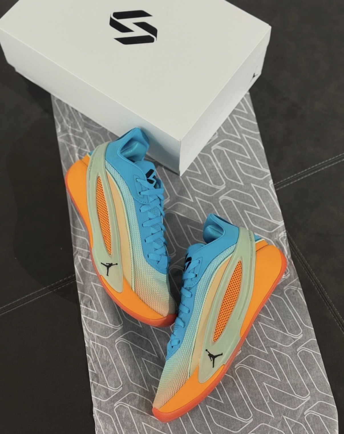 男鞋 NIKE JORDAN LUKA 5 LIFE PF 藍橘 緩震 氣墊 運動 實戰 籃球鞋【IO5034-900】