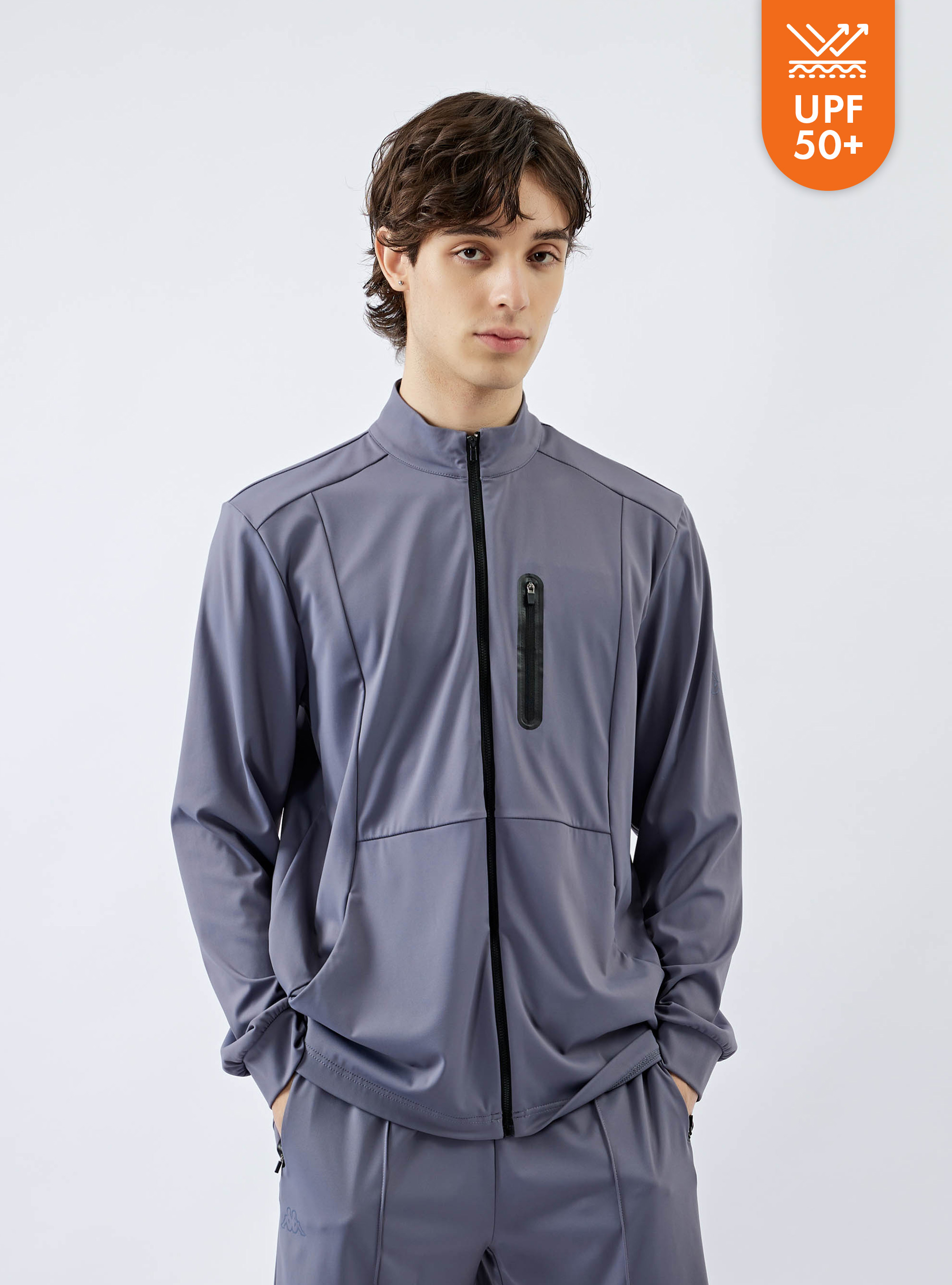男女適穿 抗UV彈性運動外套
