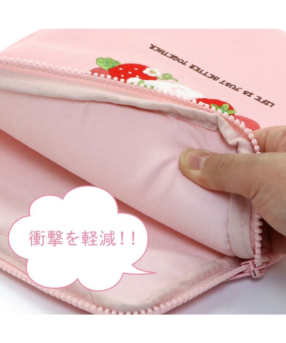 MOLANG 萌浪兔 草莓款 平板收納包 (23.5cm x 28cm x 1.5cm)