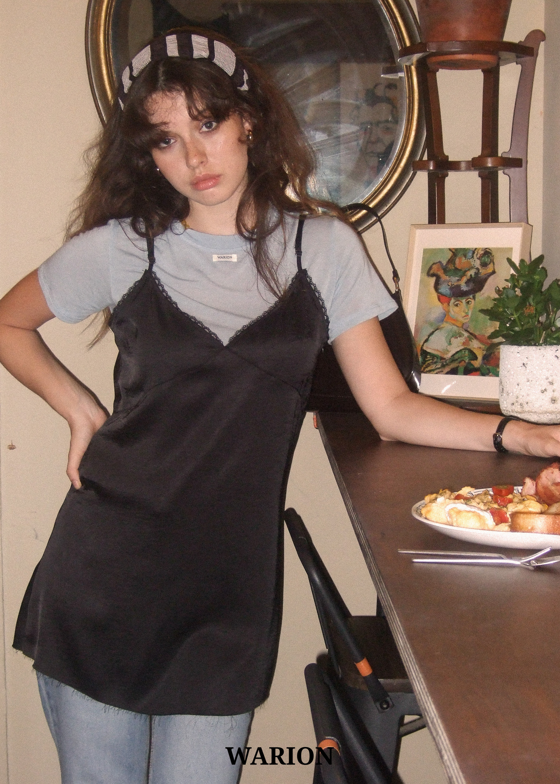 Britney Tencel Tee - Blue