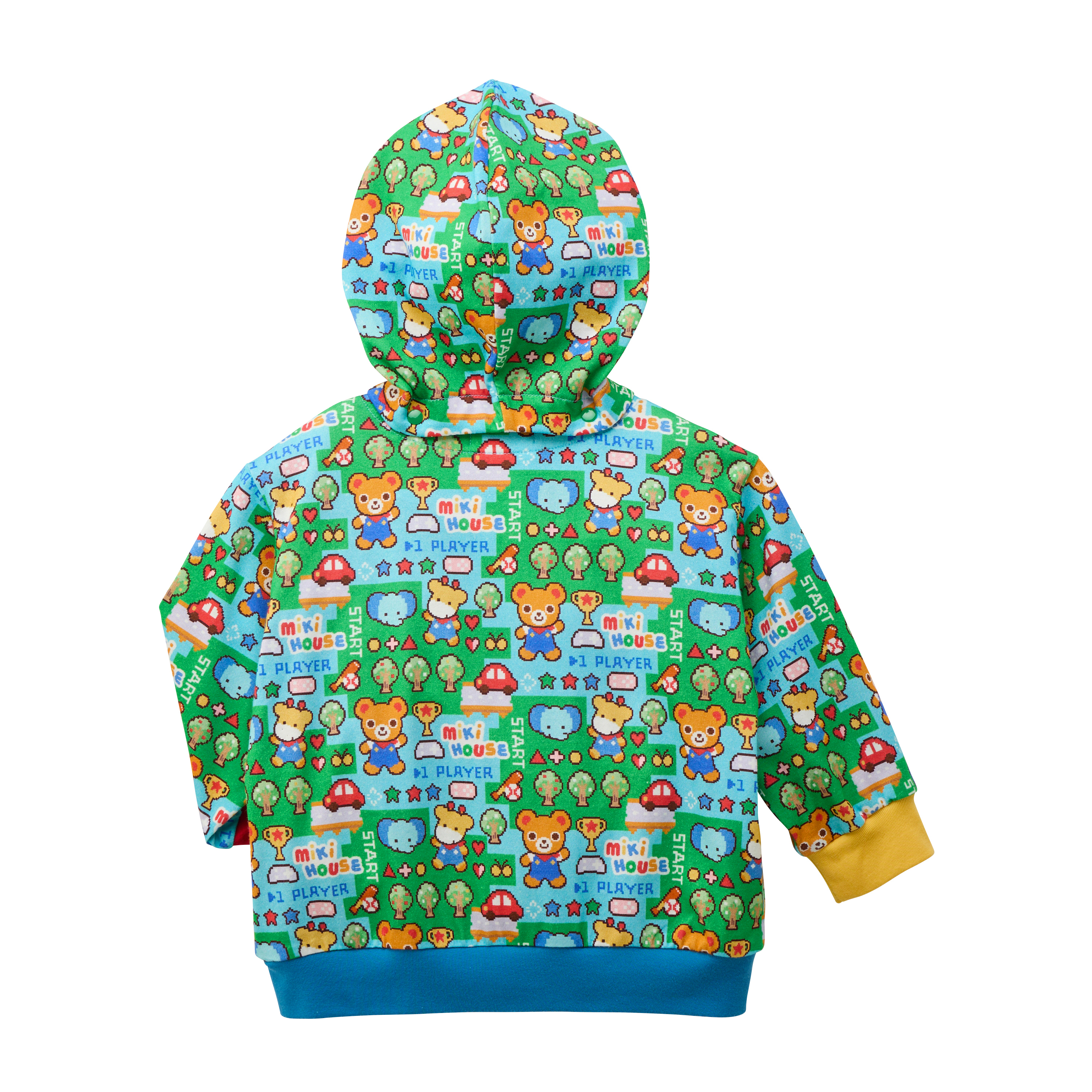 普奇熊像素系列連帽外套-多色